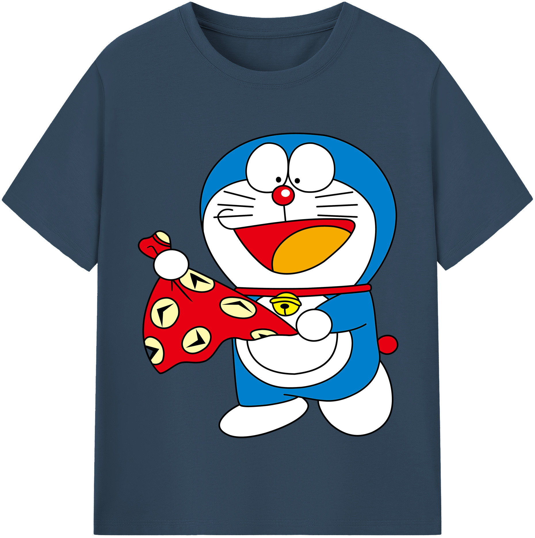 （画像用） ドラえもん Doraemon レディースカジュアルプリントTシャツ（綿100％）