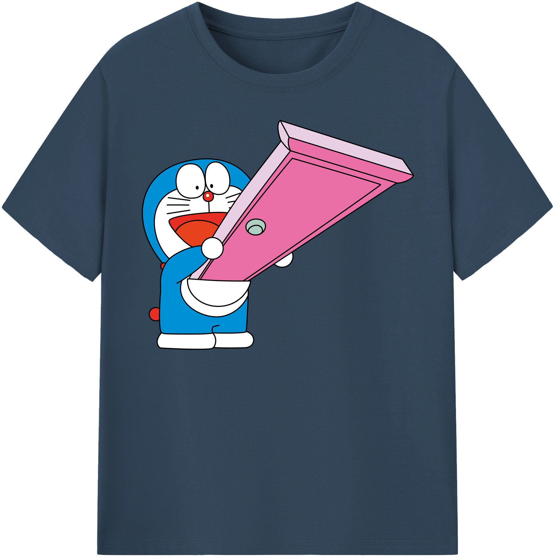 （画像用） ドラえもん Doraemon レディースカジュアルプリントTシャツ（綿100％）