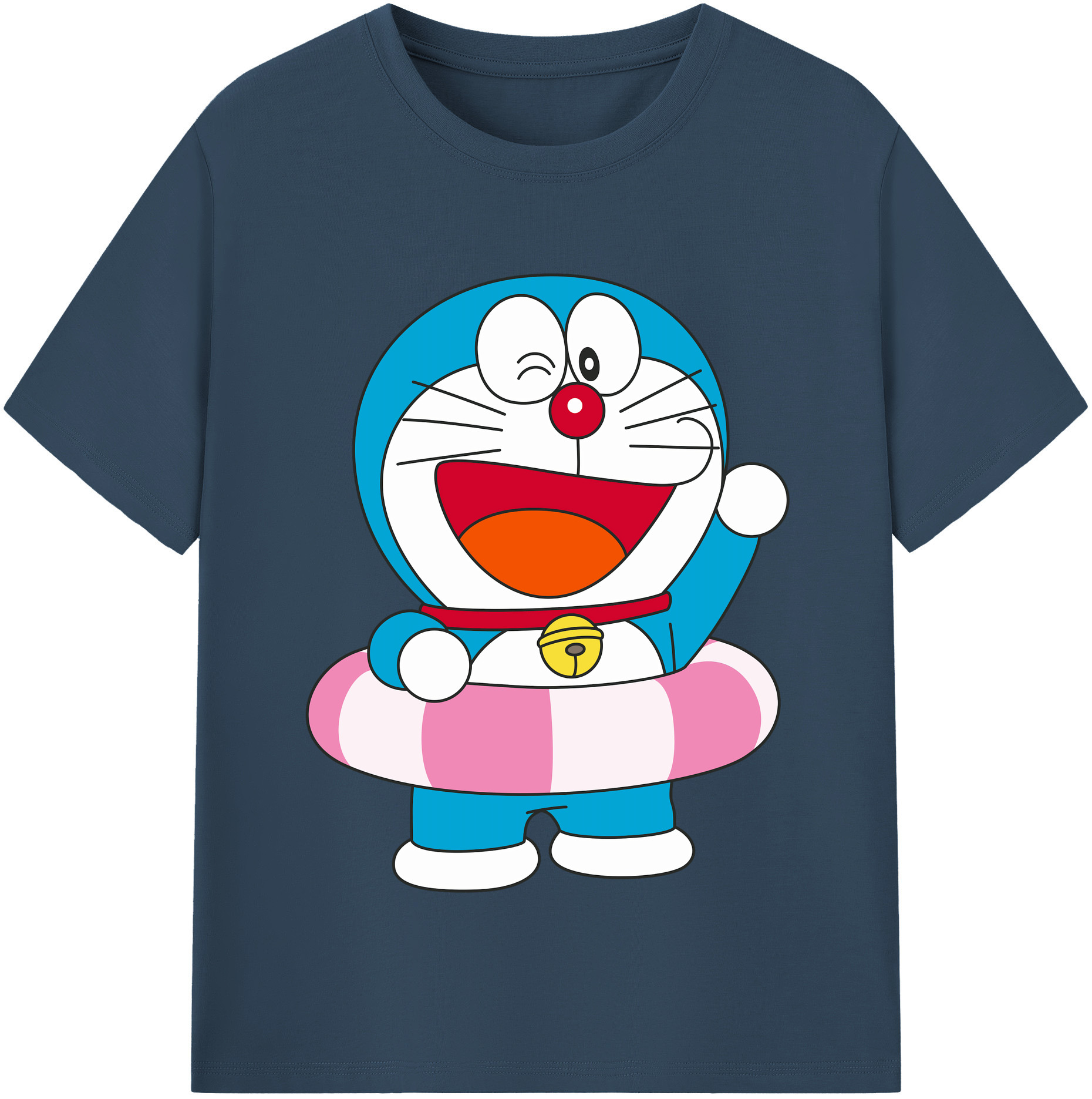 （画像用） ドラえもん Doraemon レディースカジュアルプリントTシャツ（綿100％）