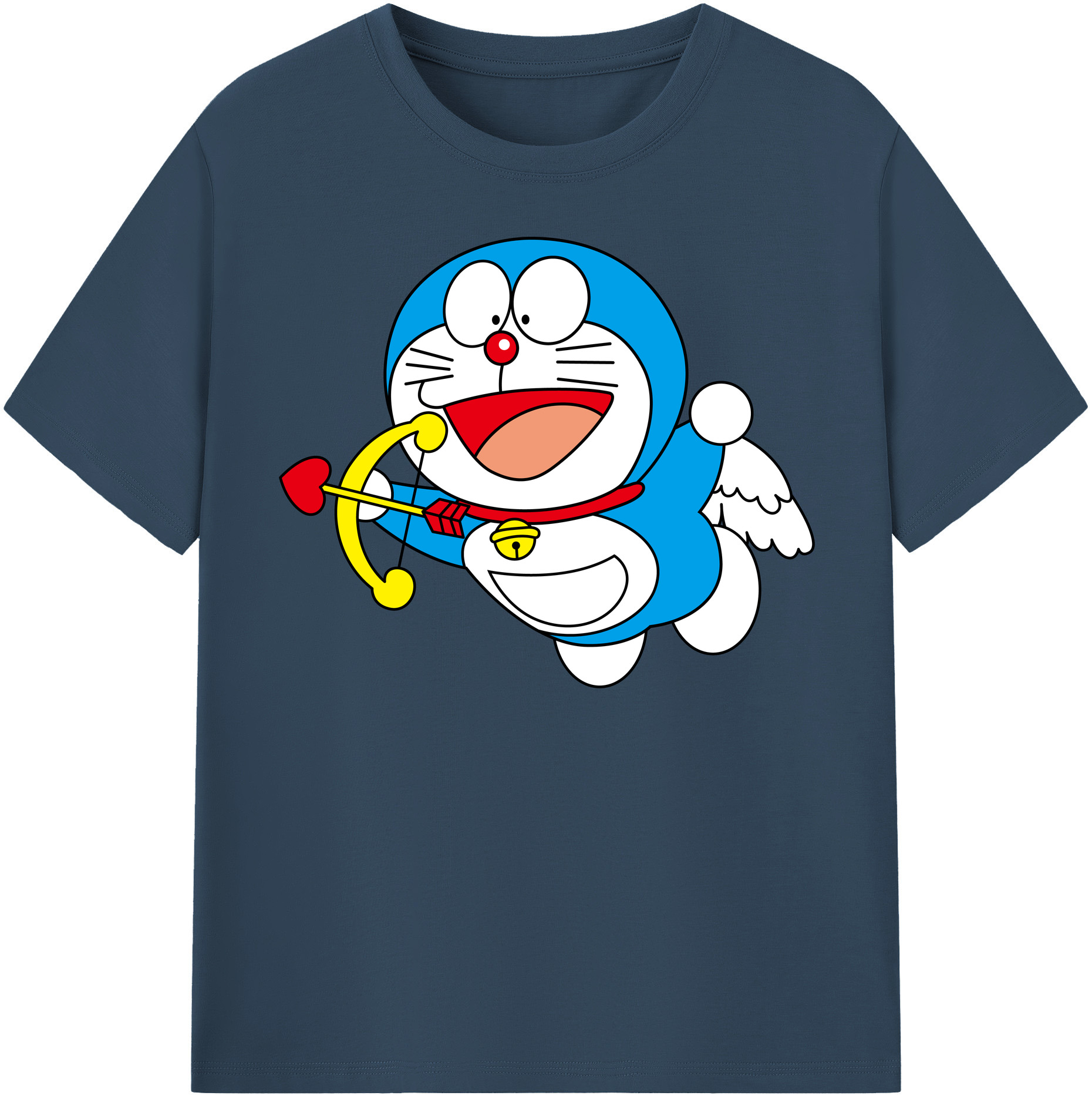 （画像用） ドラえもん Doraemon レディースカジュアルプリントTシャツ（綿100％）