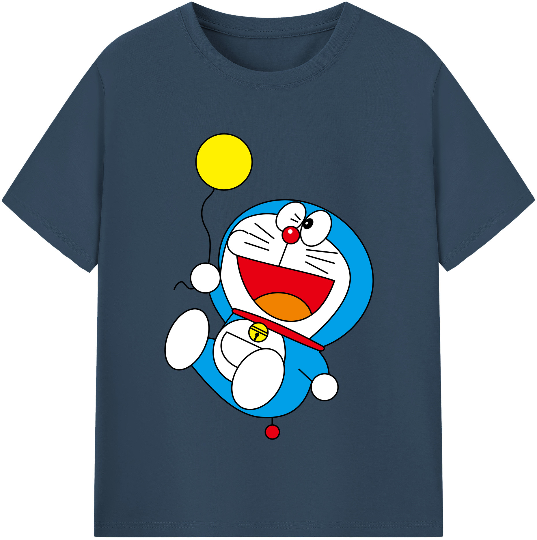 （画像用） ドラえもん Doraemon レディースカジュアルプリントTシャツ（綿100％）