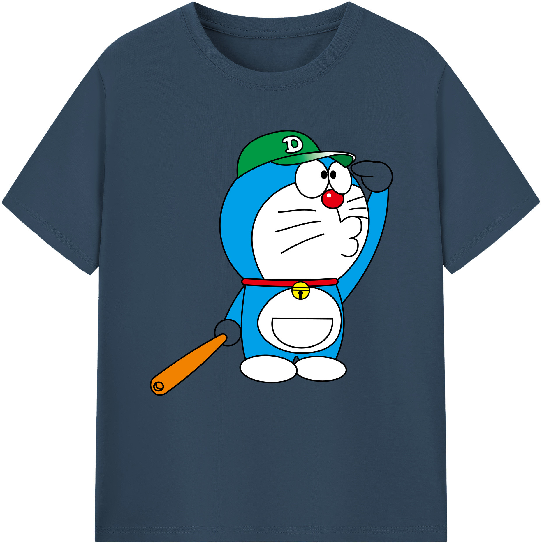 （画像用） ドラえもん Doraemon レディースカジュアルプリントTシャツ（綿100％）