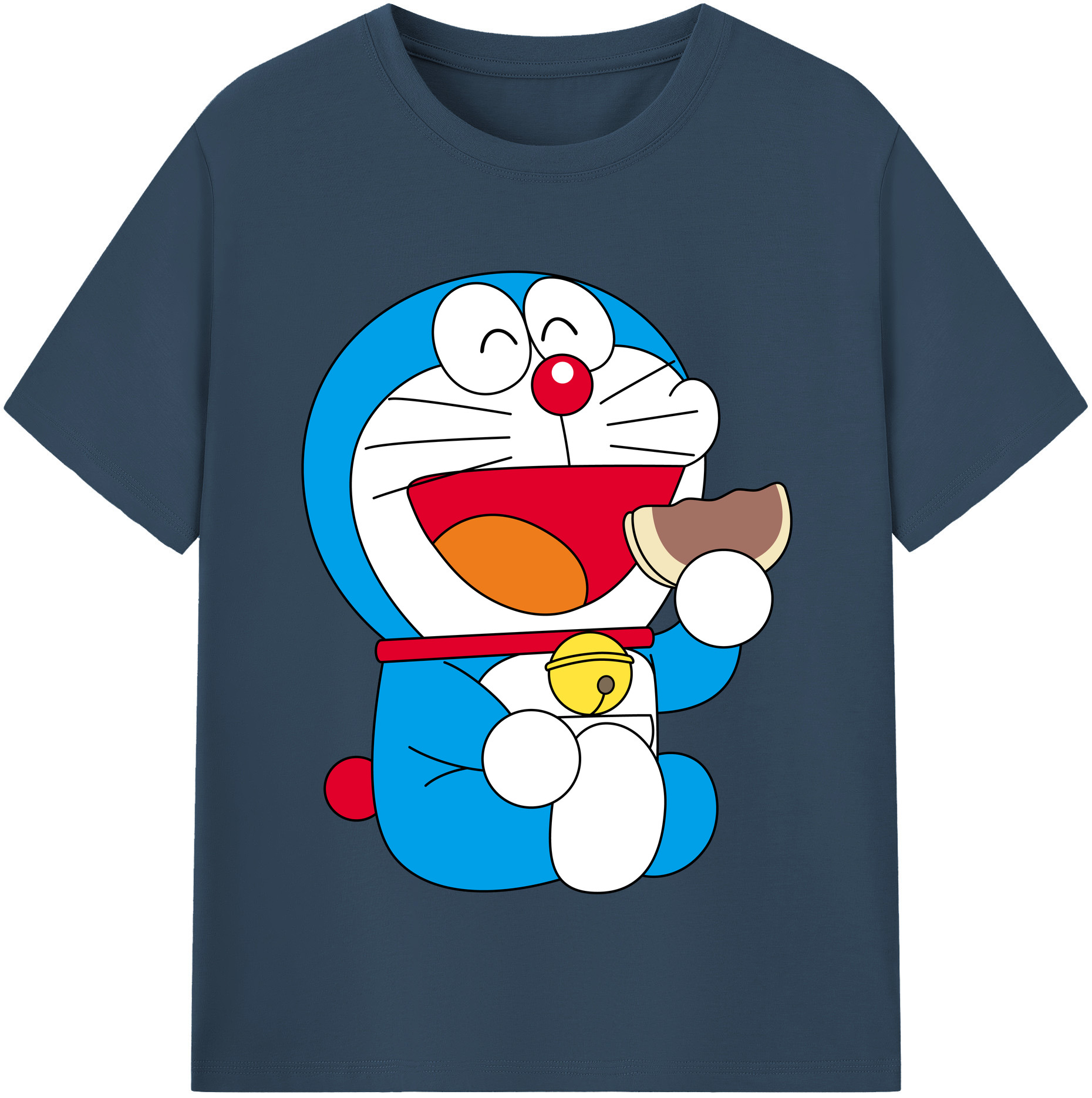 （画像用） ドラえもん Doraemon レディースカジュアルプリントTシャツ（綿100％）