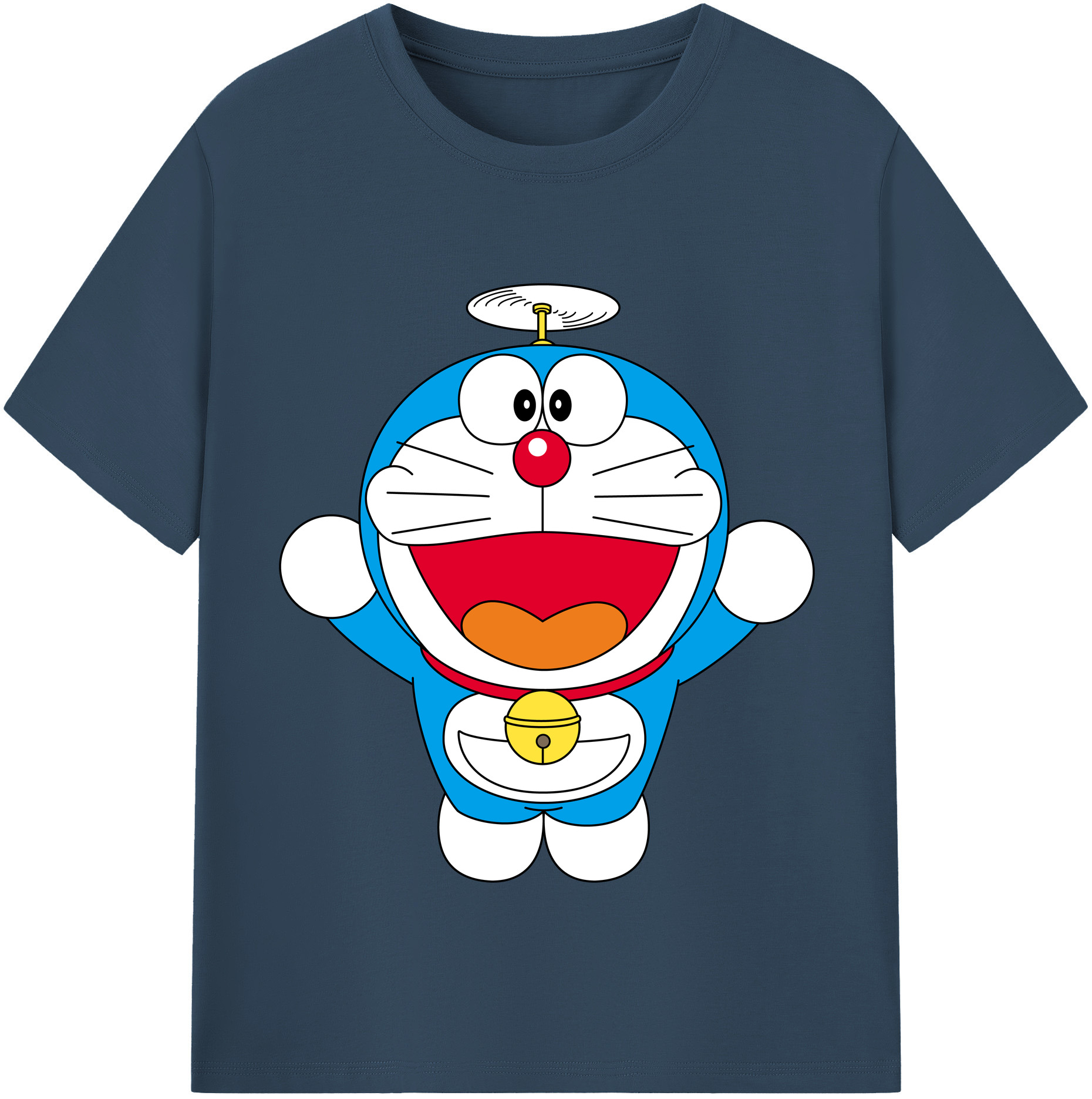 （画像用） ドラえもん Doraemon レディースカジュアルプリントTシャツ（綿100％）