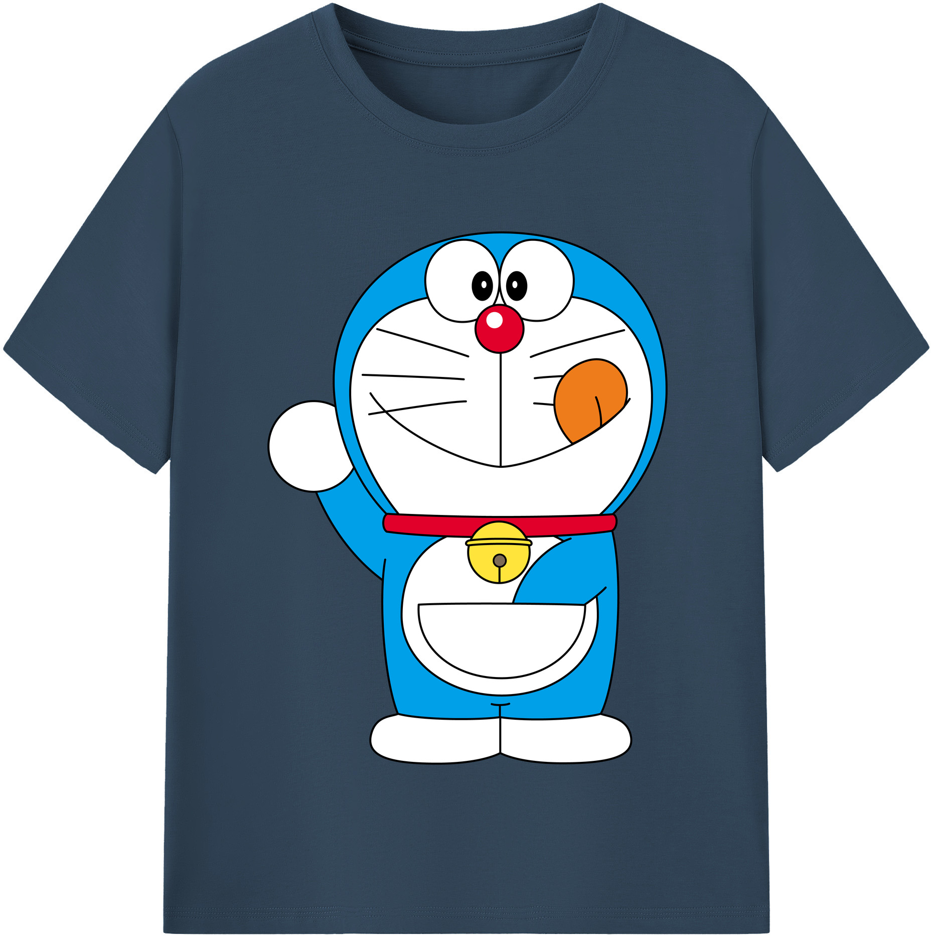 （画像用） ドラえもん Doraemon レディースカジュアルプリントTシャツ（綿100％）