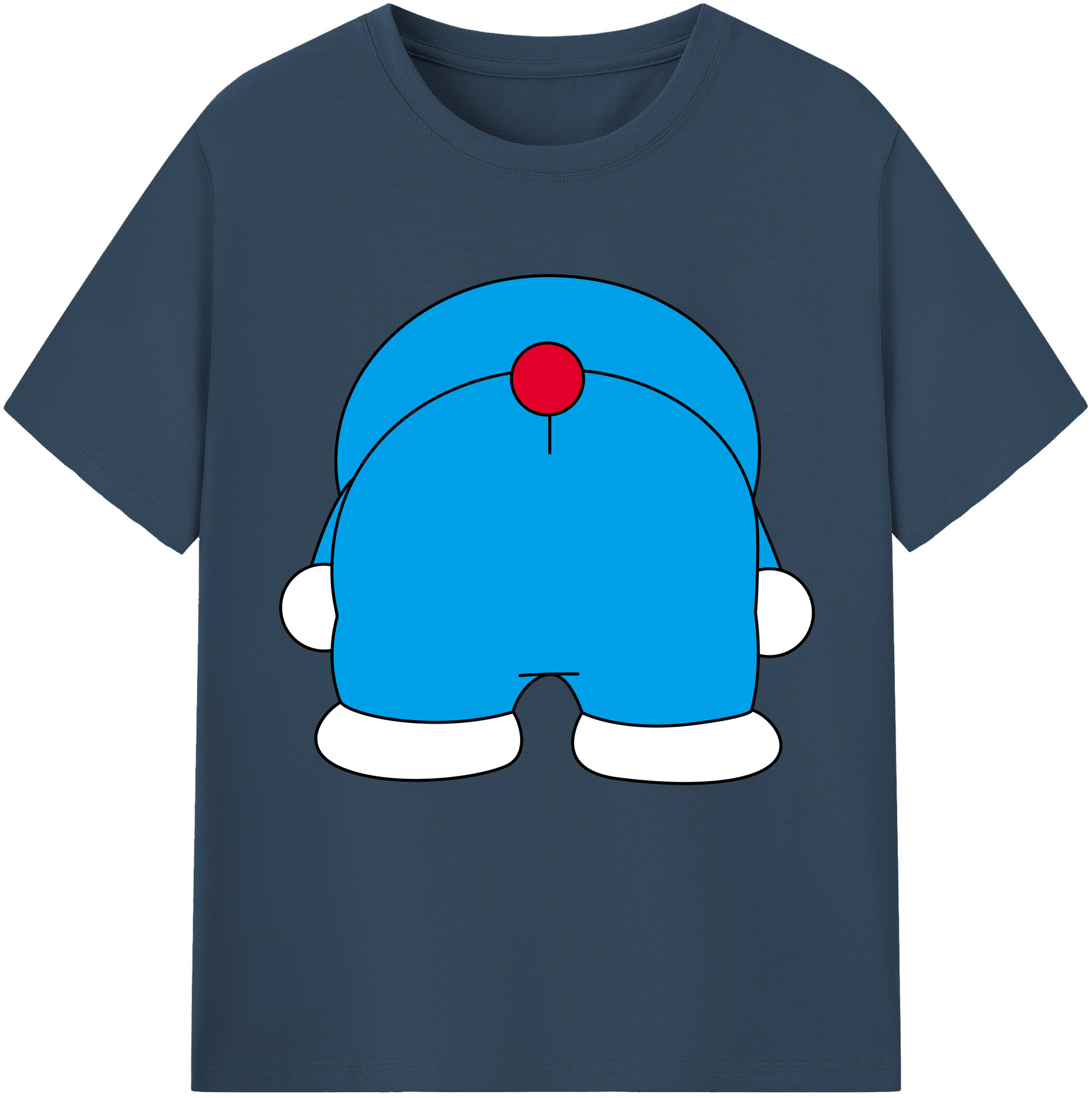 （画像用） ドラえもん Doraemon レディースカジュアルプリントTシャツ（綿100％）