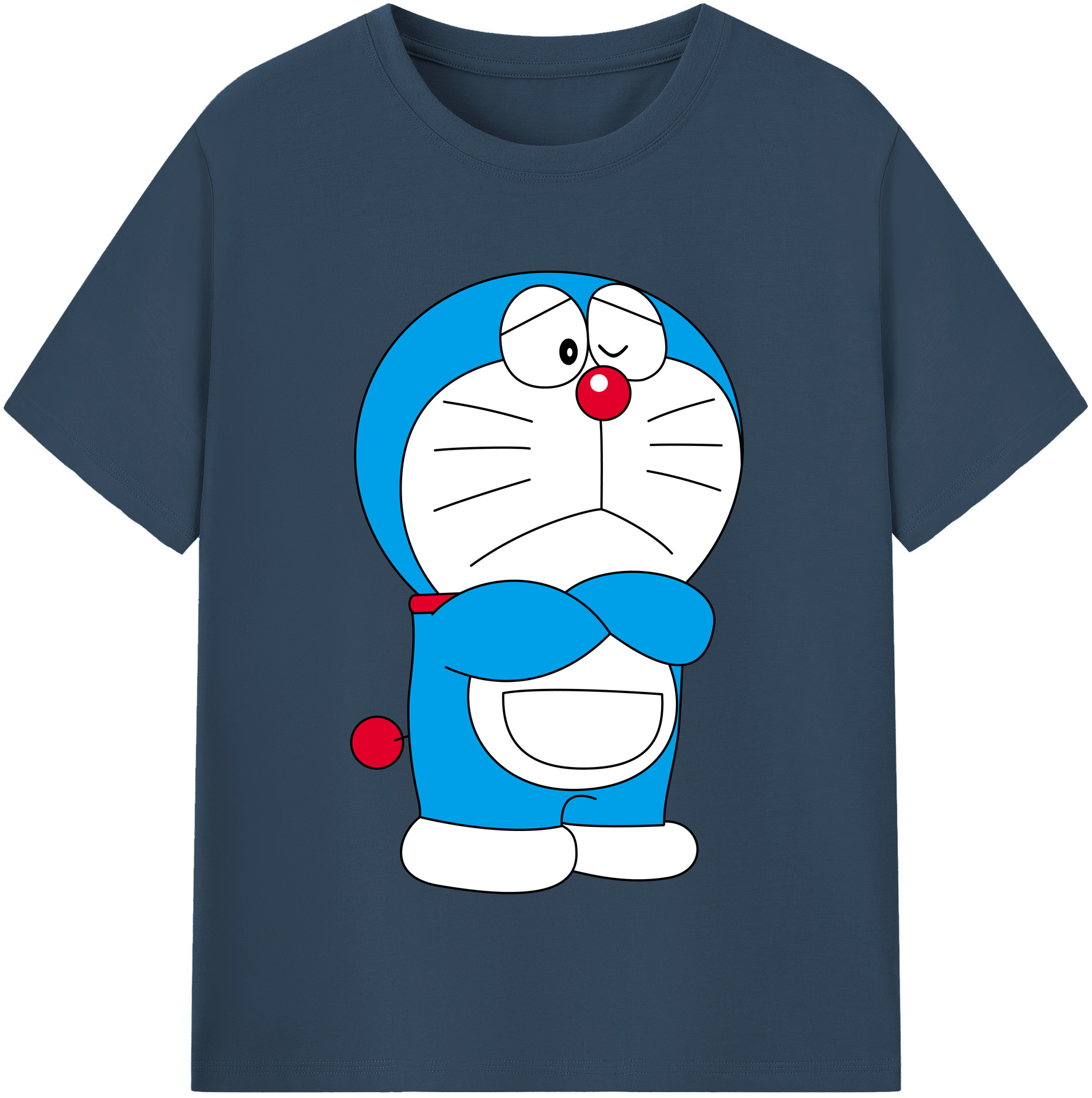 （画像用） ドラえもん Doraemon レディースカジュアルプリントTシャツ（綿100％）