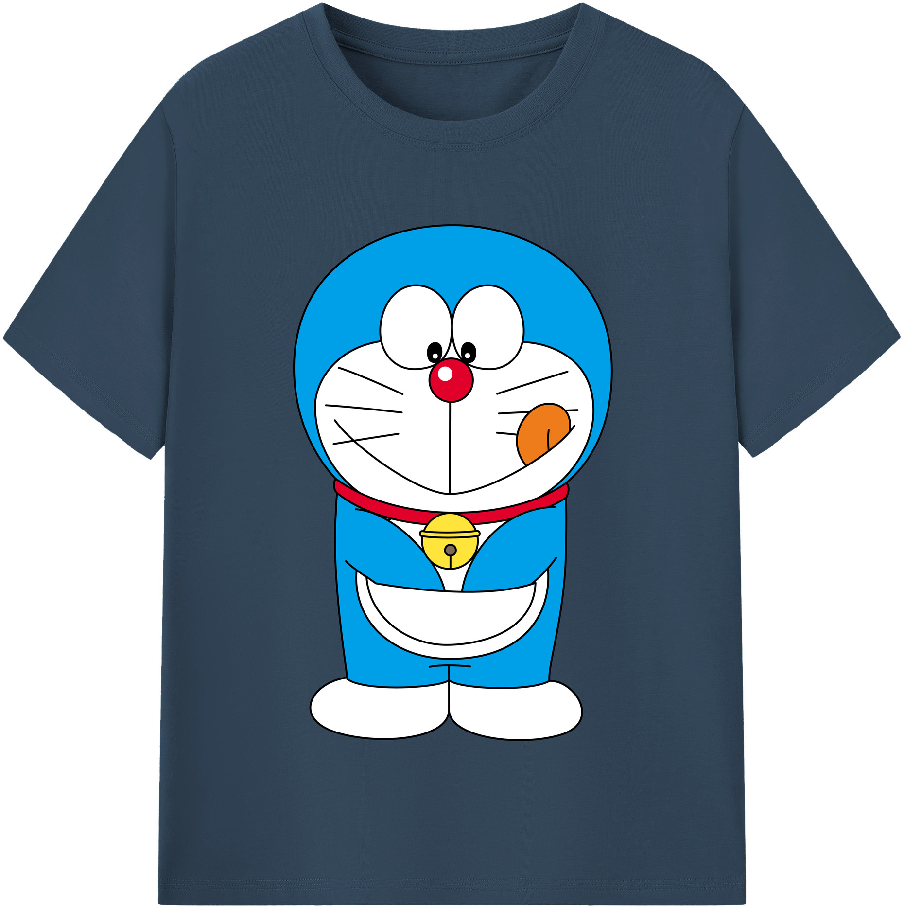 （画像用） ドラえもん Doraemon レディースカジュアルプリントTシャツ（綿100％）