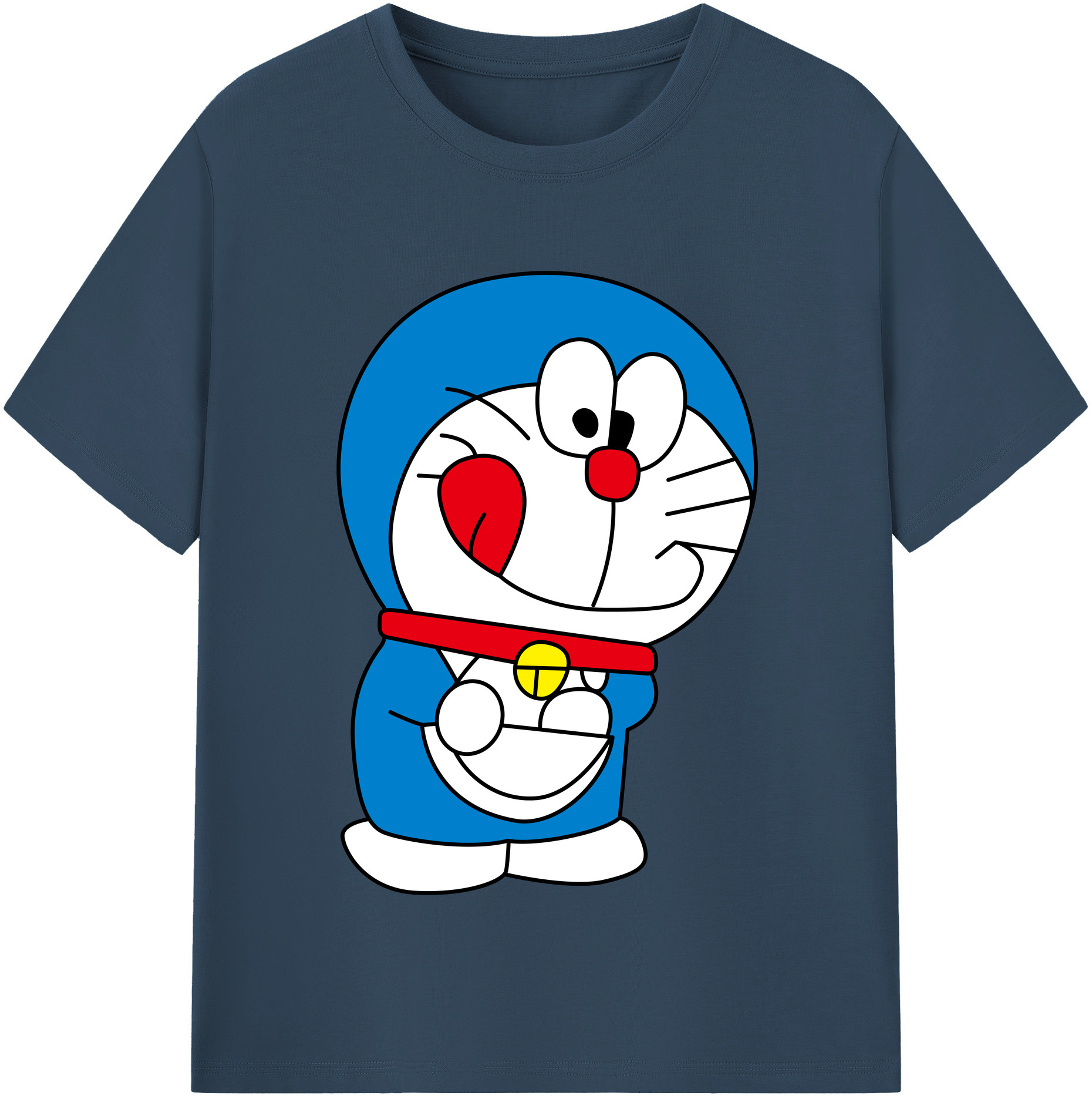 （画像用） ドラえもん Doraemon レディースカジュアルプリントTシャツ（綿100％）