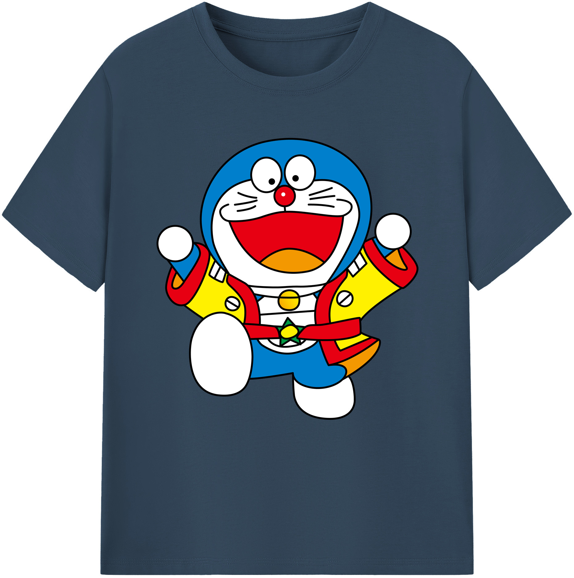 （画像用） ドラえもん Doraemon レディースカジュアルプリントTシャツ（綿100％）