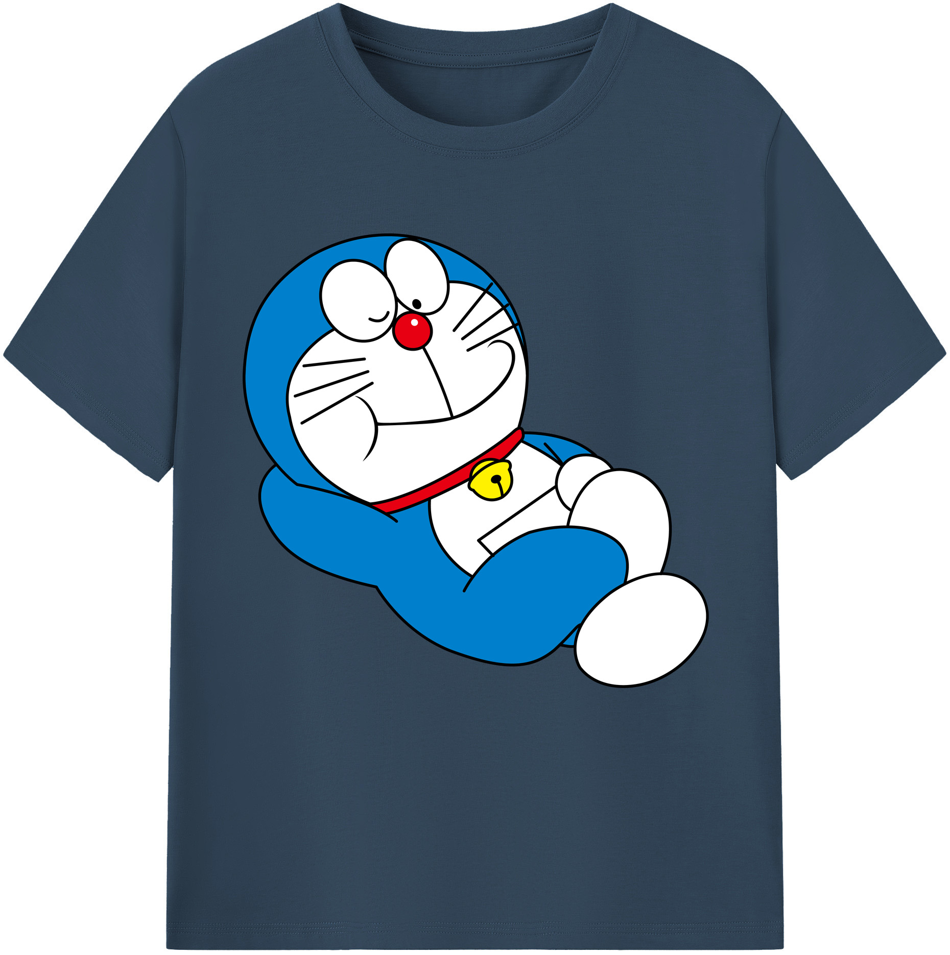 （画像用） ドラえもん Doraemon レディースカジュアルプリントTシャツ（綿100％）