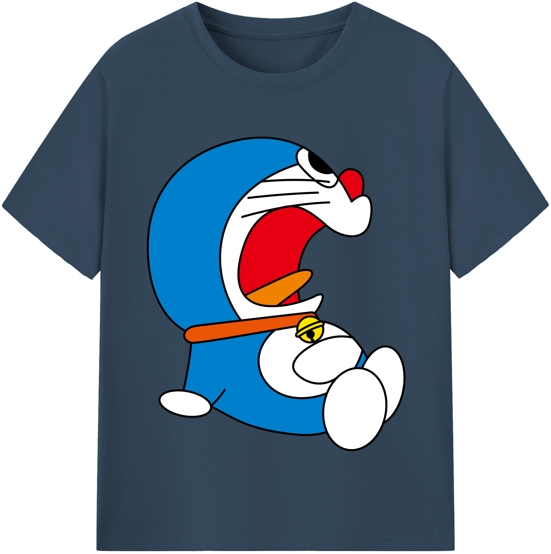 （画像用） ドラえもん Doraemon レディースカジュアルプリントTシャツ（綿100％）