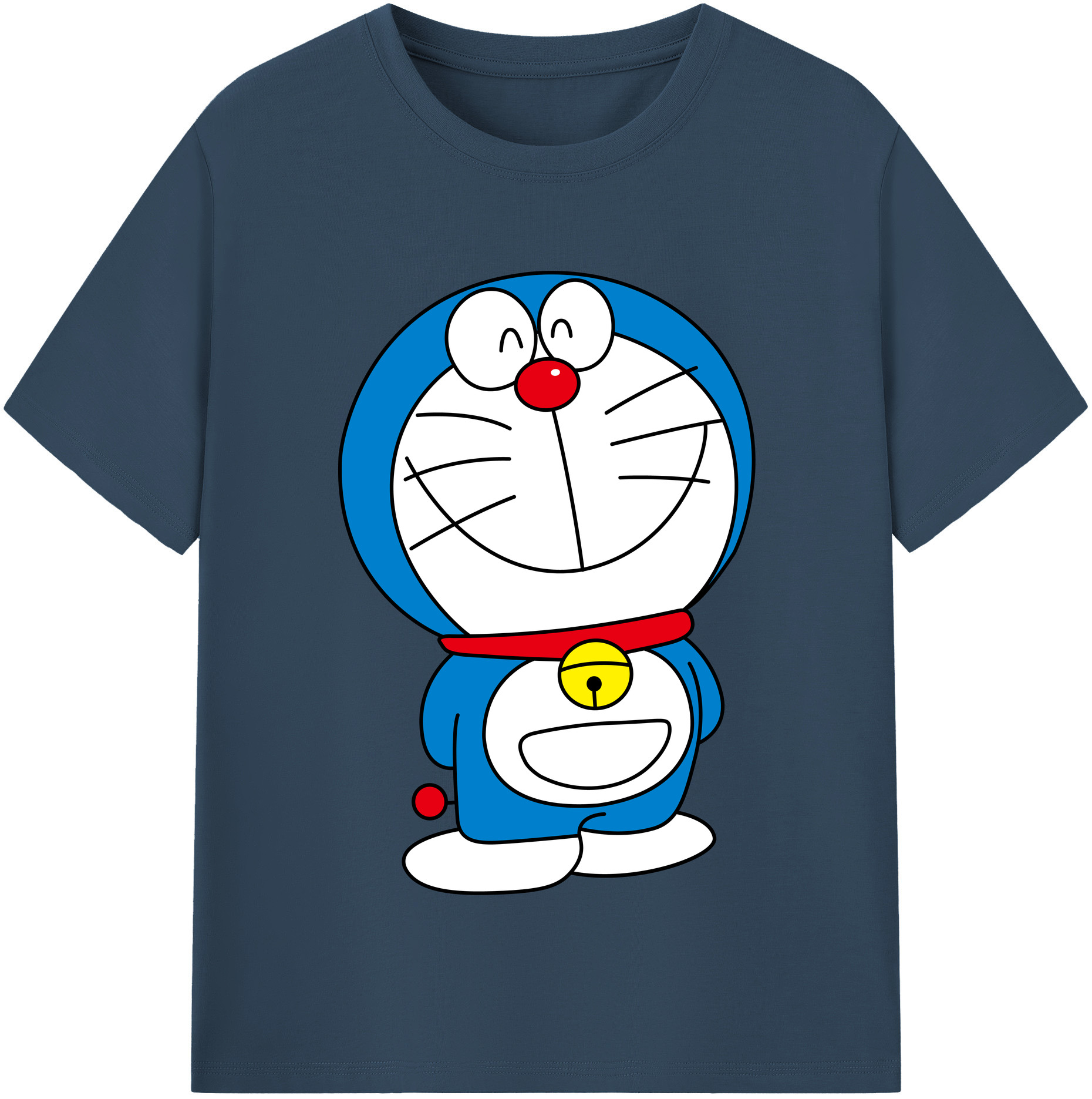 （画像用） ドラえもん Doraemon レディースカジュアルプリントTシャツ（綿100％）