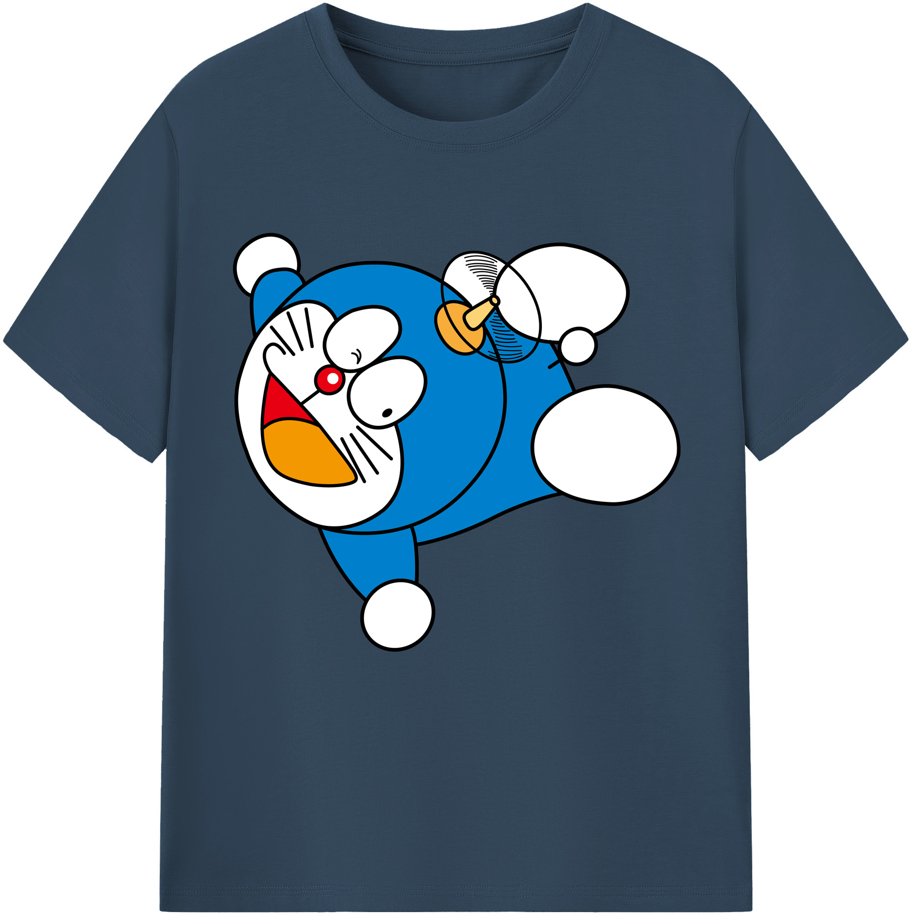 （画像用） ドラえもん Doraemon レディースカジュアルプリントTシャツ（綿100％）