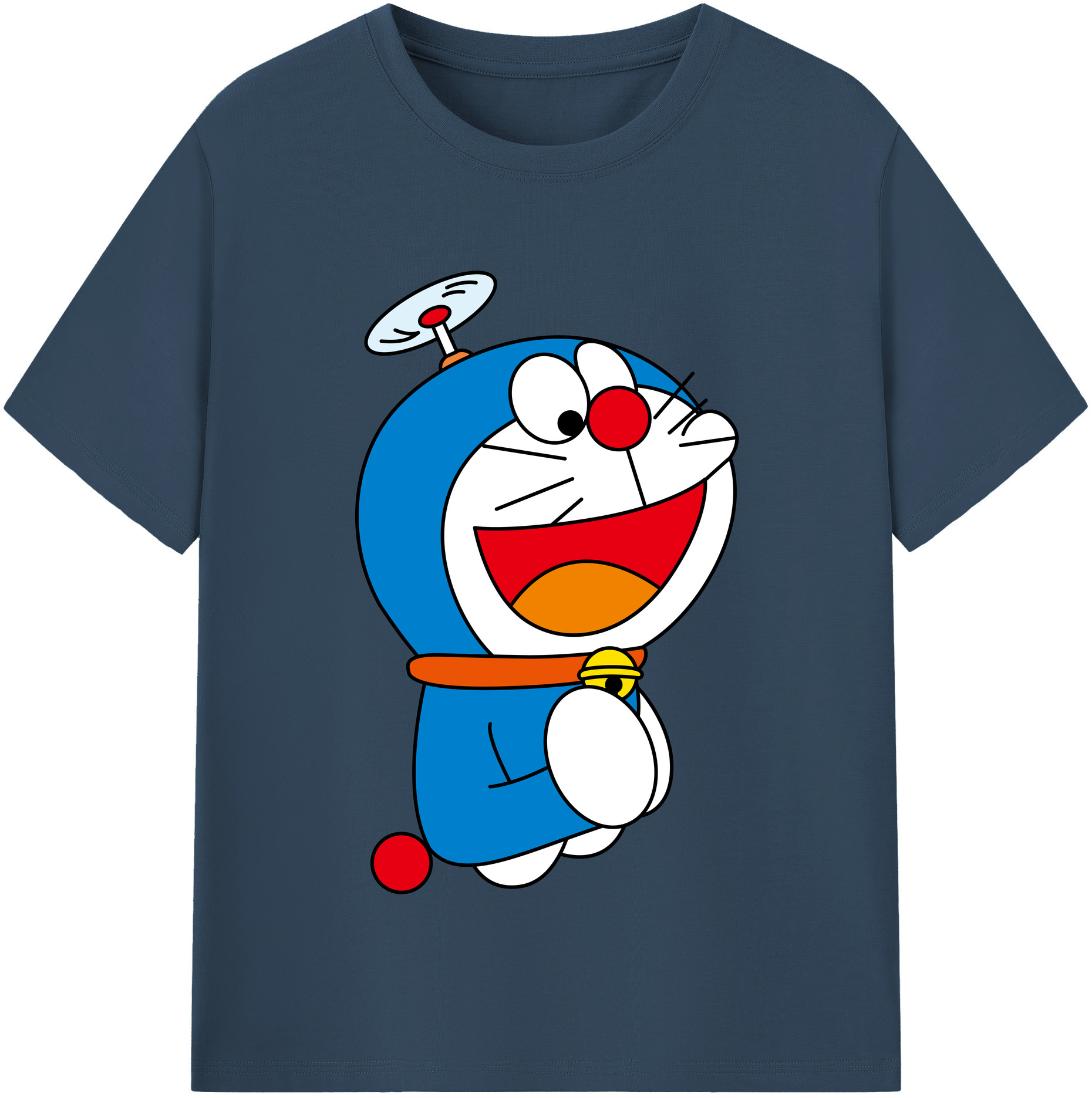 （画像用） ドラえもん Doraemon レディースカジュアルプリントTシャツ（綿100％）