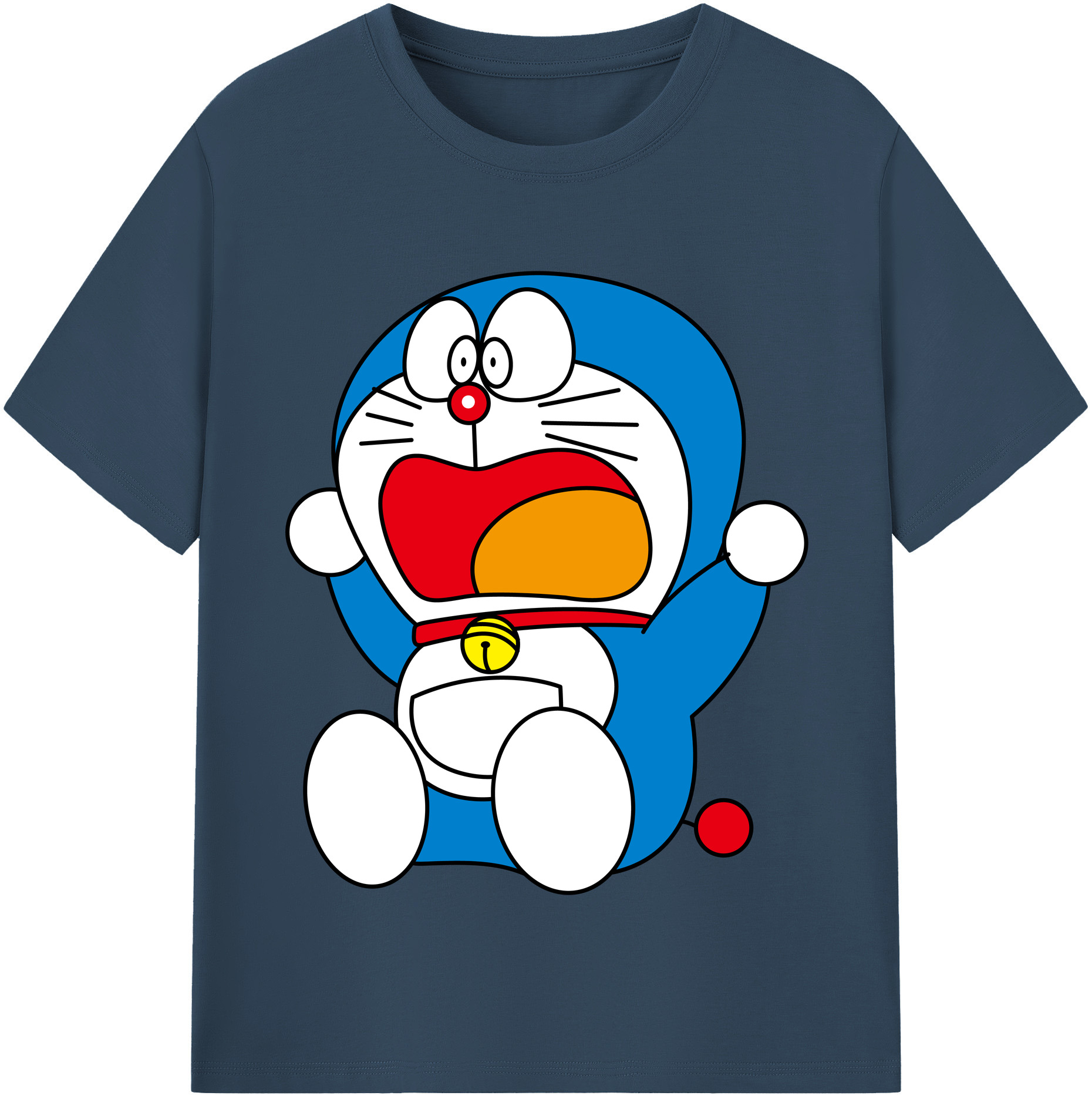 （画像用） ドラえもん Doraemon レディースカジュアルプリントTシャツ（綿100％）