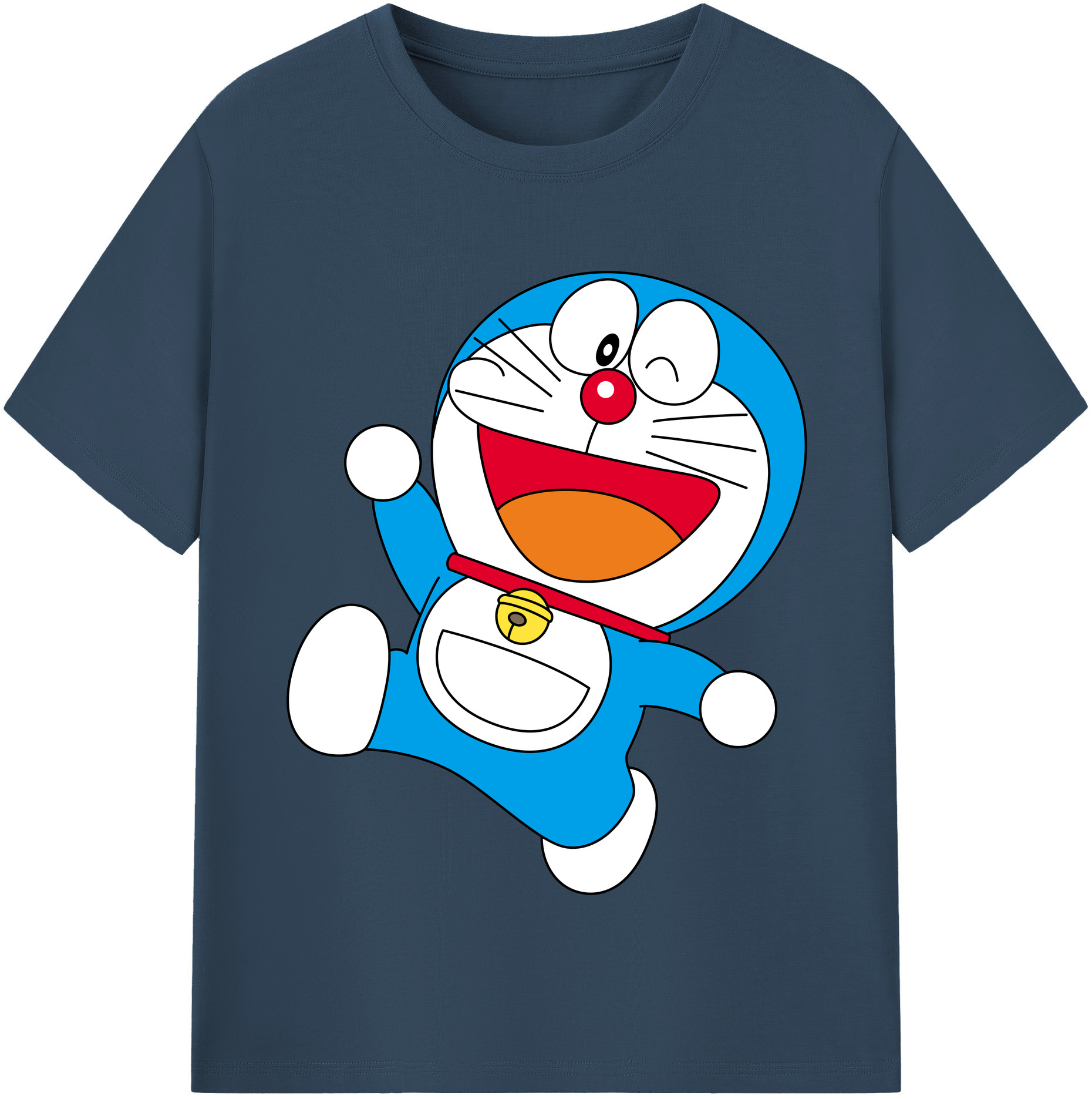 （画像用） ドラえもん Doraemon レディースカジュアルプリントTシャツ（綿100％）