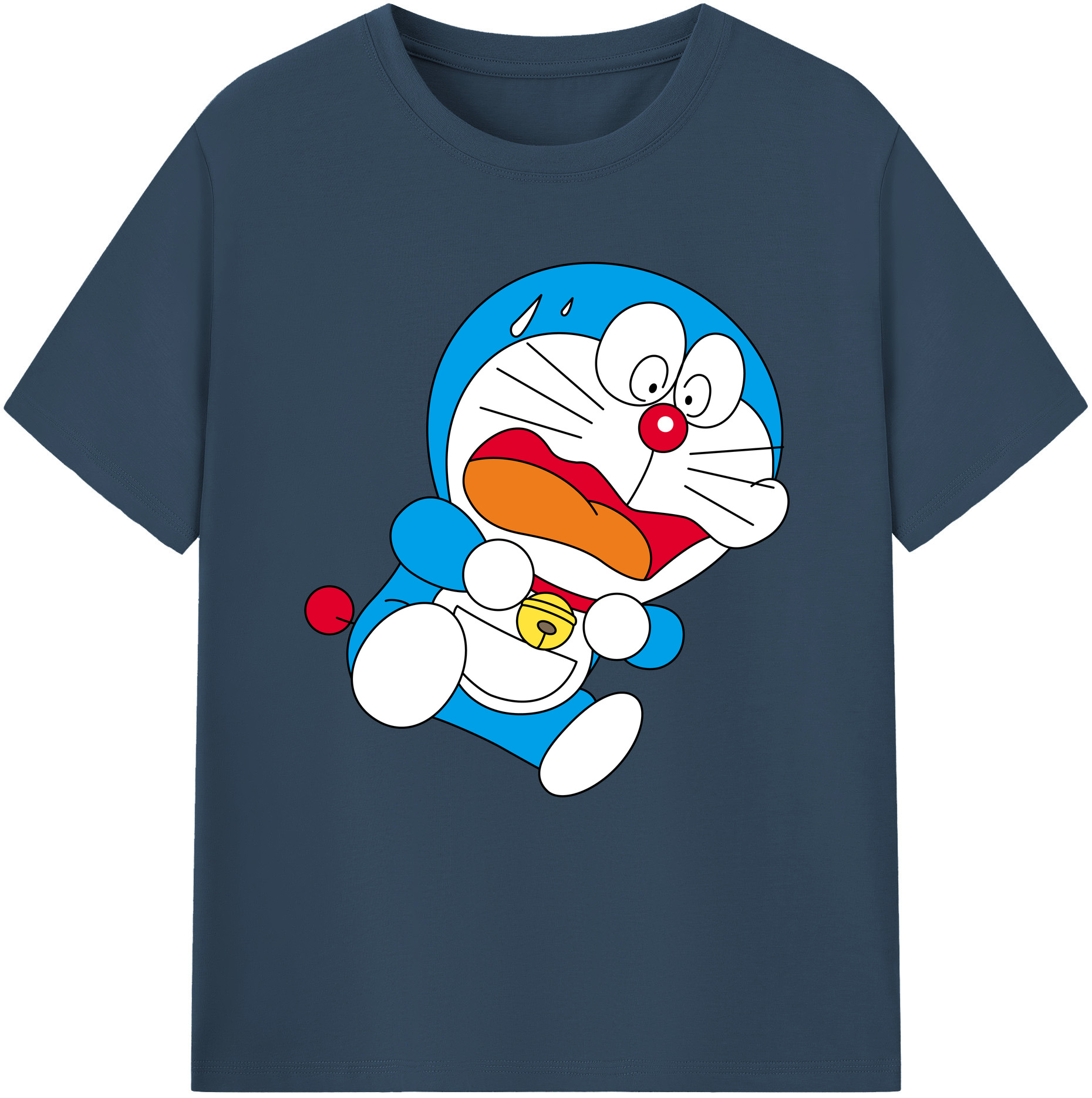 （画像用） ドラえもん Doraemon レディースカジュアルプリントTシャツ（綿100％）