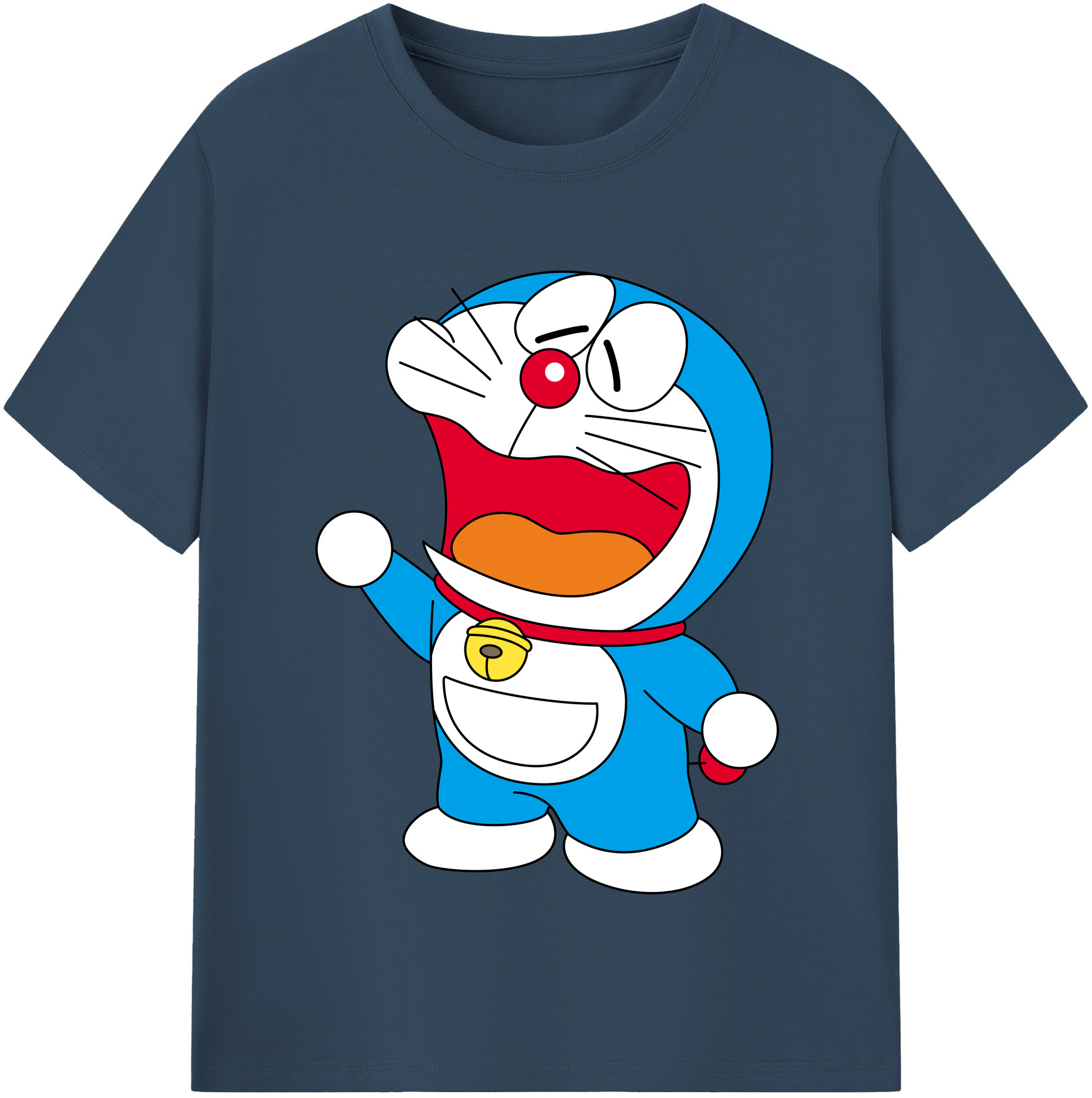 （画像用） ドラえもん Doraemon レディースカジュアルプリントTシャツ（綿100％）