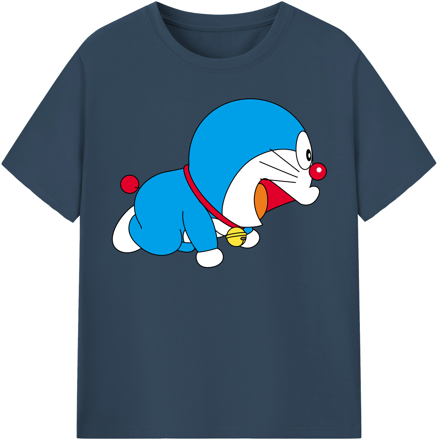 （画像用） ドラえもん Doraemon レディースカジュアルプリントTシャツ（綿100％）