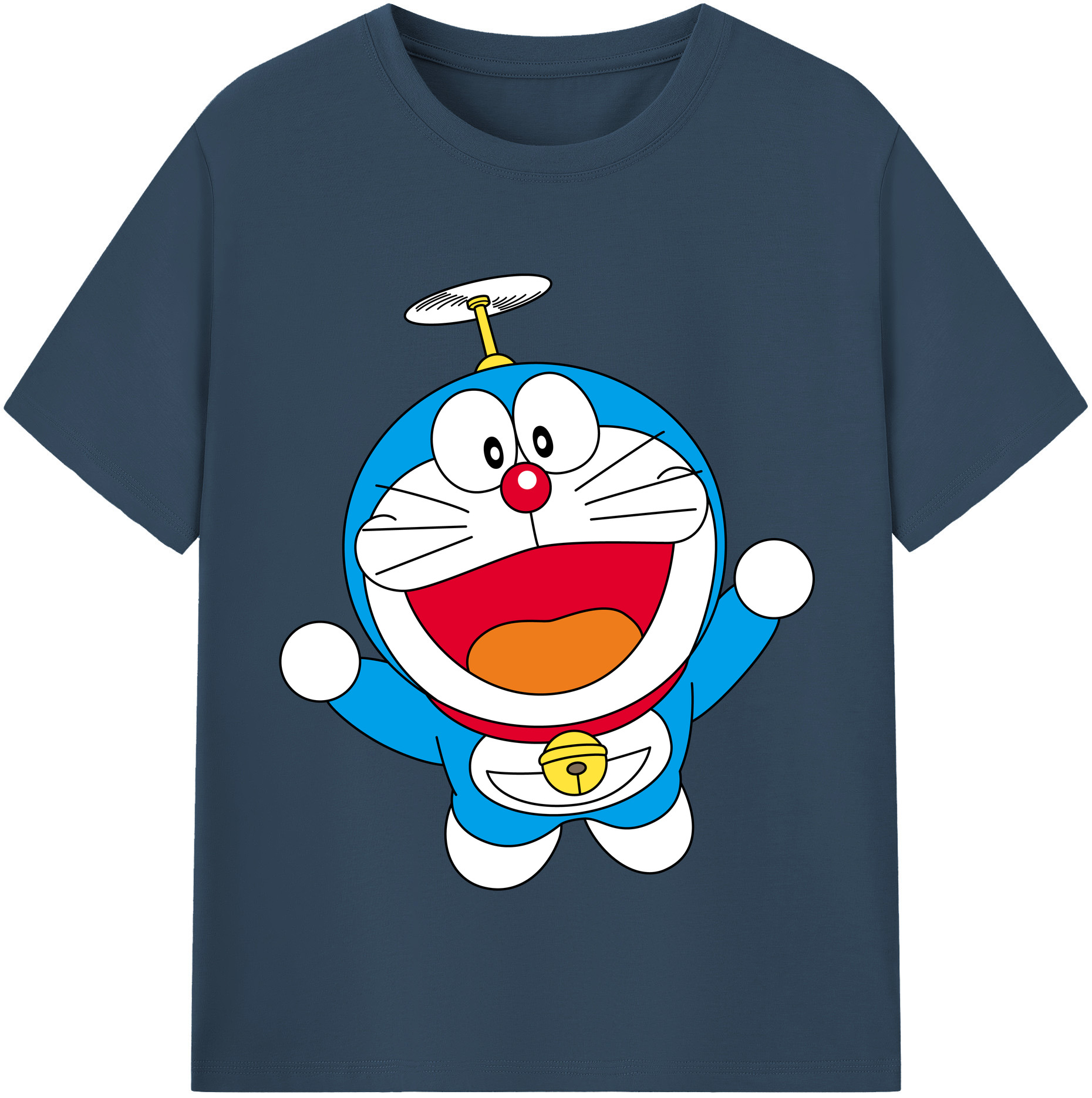 （画像用） ドラえもん Doraemon レディースカジュアルプリントTシャツ（綿100％）