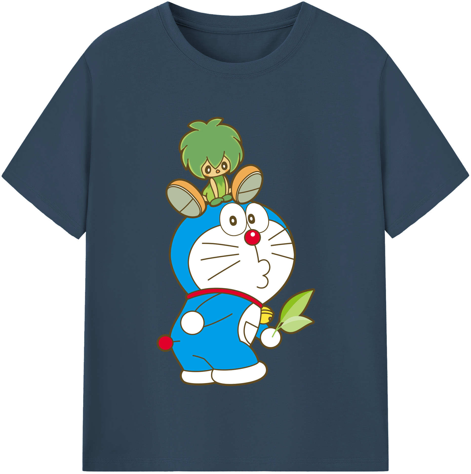 （画像用） ドラえもん Doraemon レディースカジュアルプリントTシャツ（綿100％）