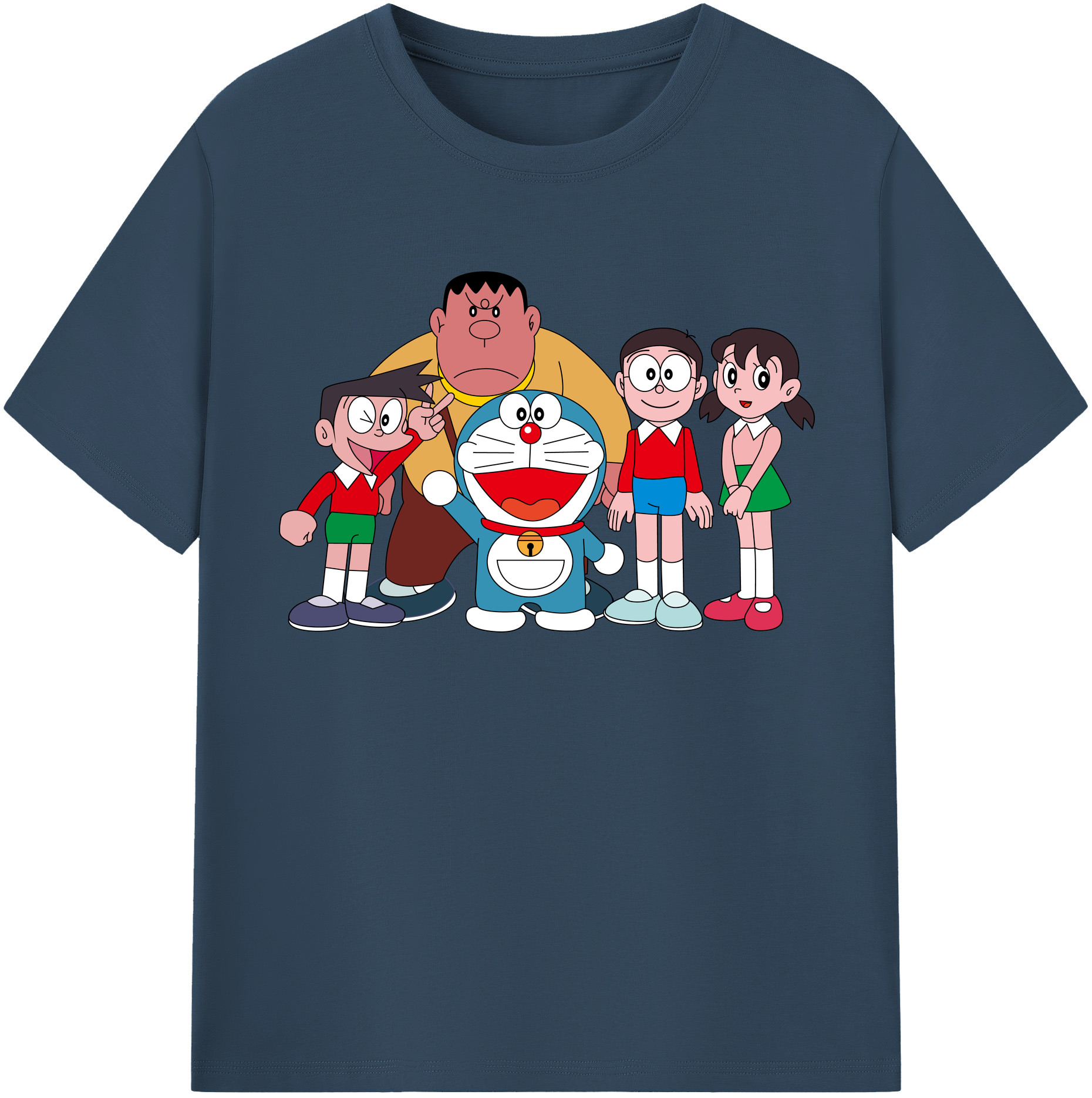 （画像用） ドラえもん 骨川 スネ夫 Doraemon Honekawa Suneo レディースカジュアルプリントTシャツ（綿100％）
