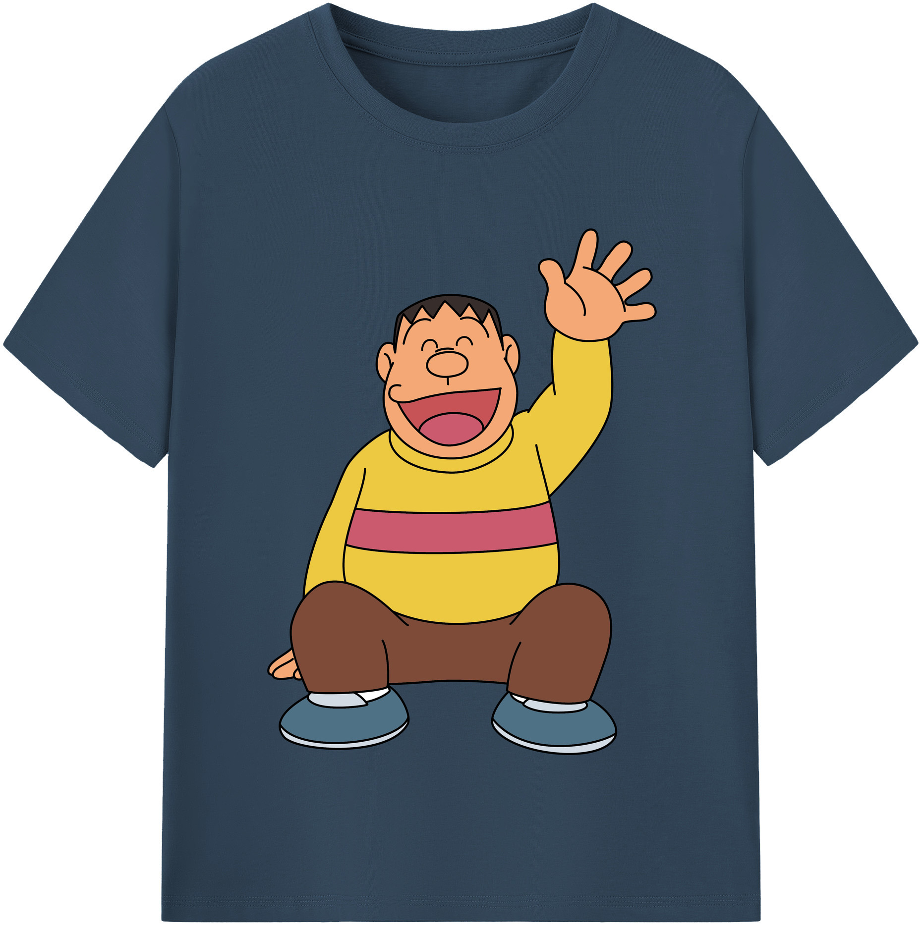 （画像用） ドラえもん 剛田武 Doraemon Gouta Takeshi レディースカジュアルプリントTシャツ（綿100％）
