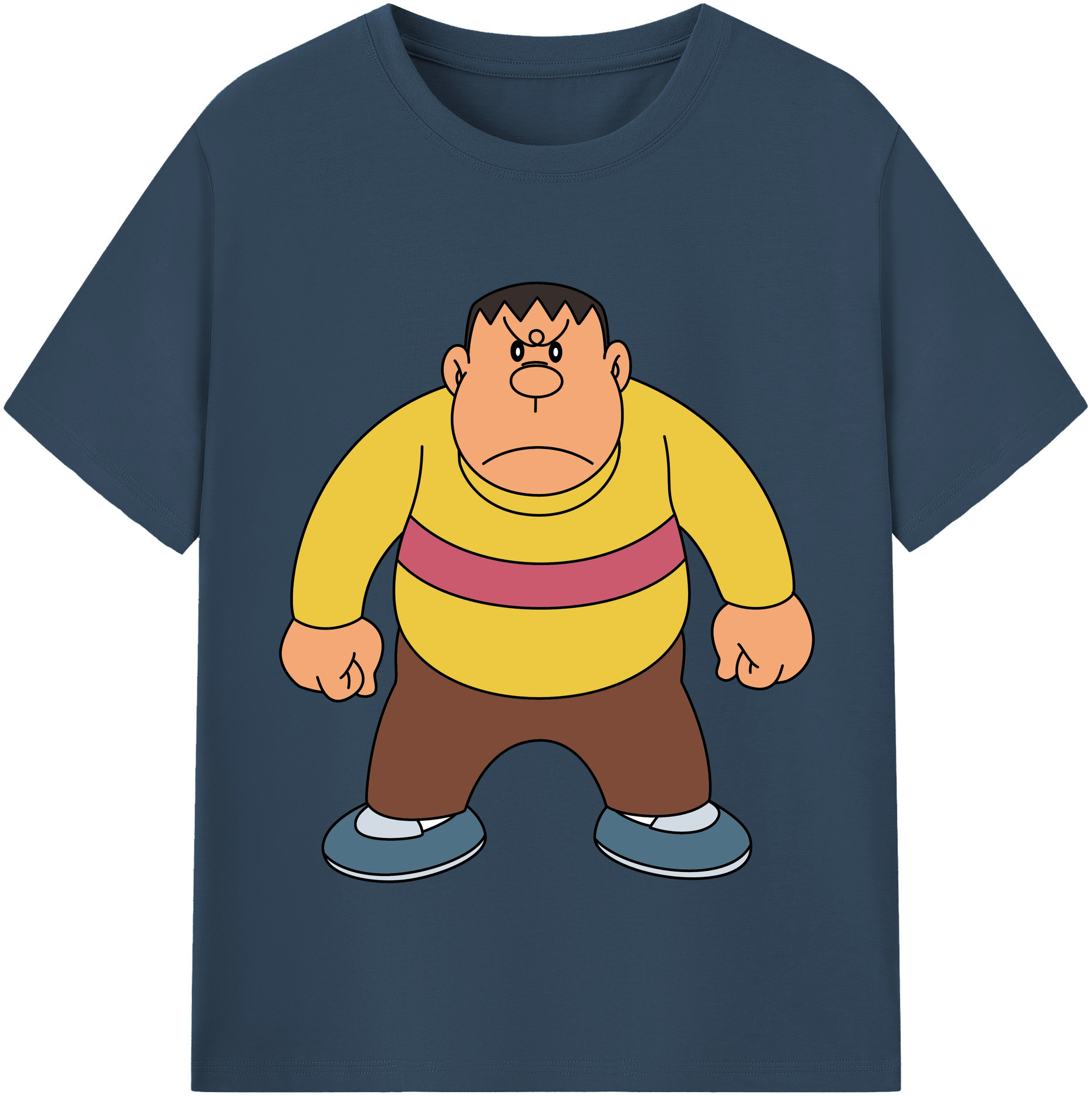 （画像用） ドラえもん 剛田武 Doraemon Gouta Takeshi レディースカジュアルプリントTシャツ（綿100％）