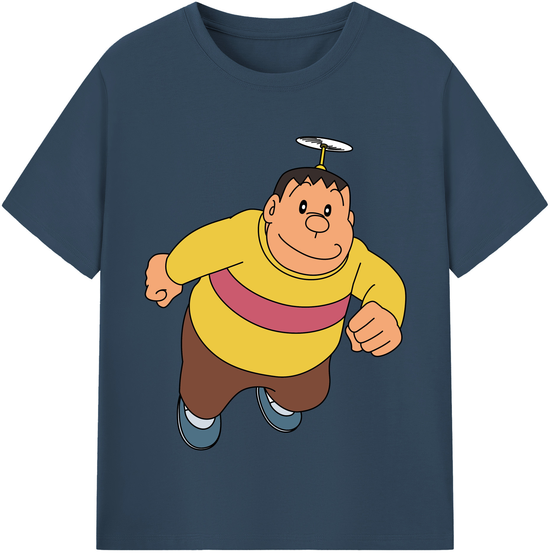 （画像用） ドラえもん 剛田武 Doraemon Gouta Takeshi レディースカジュアルプリントTシャツ（綿100％）