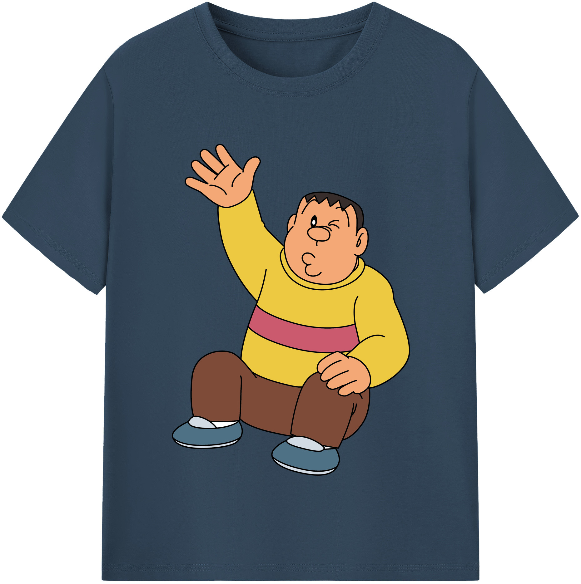 （画像用） ドラえもん 剛田武 Doraemon Gouta Takeshi レディースカジュアルプリントTシャツ（綿100％）