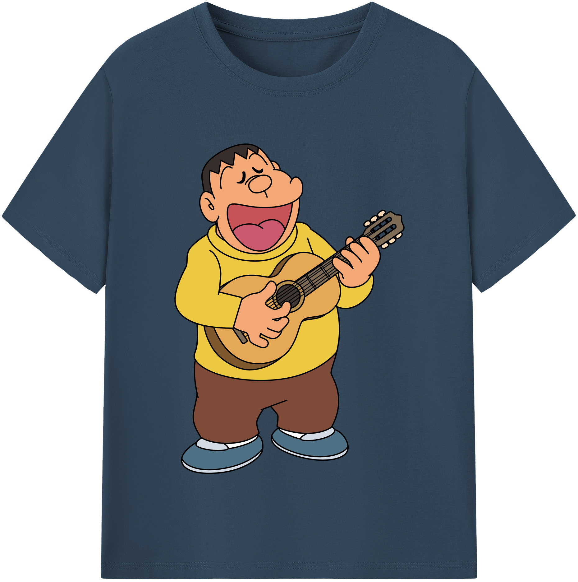 （画像用） ドラえもん 剛田武 Doraemon Gouta Takeshi レディースカジュアルプリントTシャツ（綿100％）