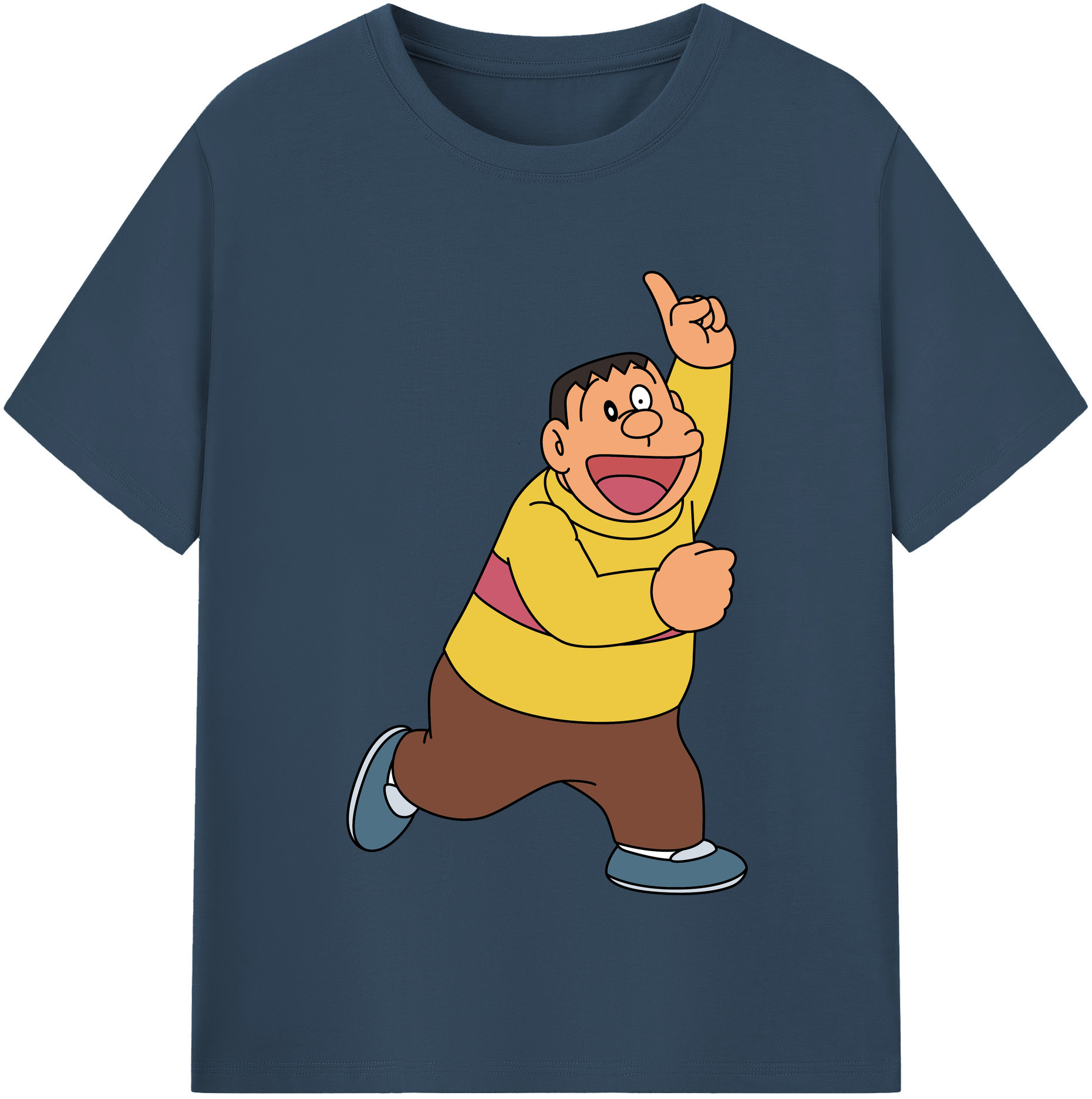 （画像用） ドラえもん 剛田武 Doraemon Gouta Takeshi レディースカジュアルプリントTシャツ（綿100％）