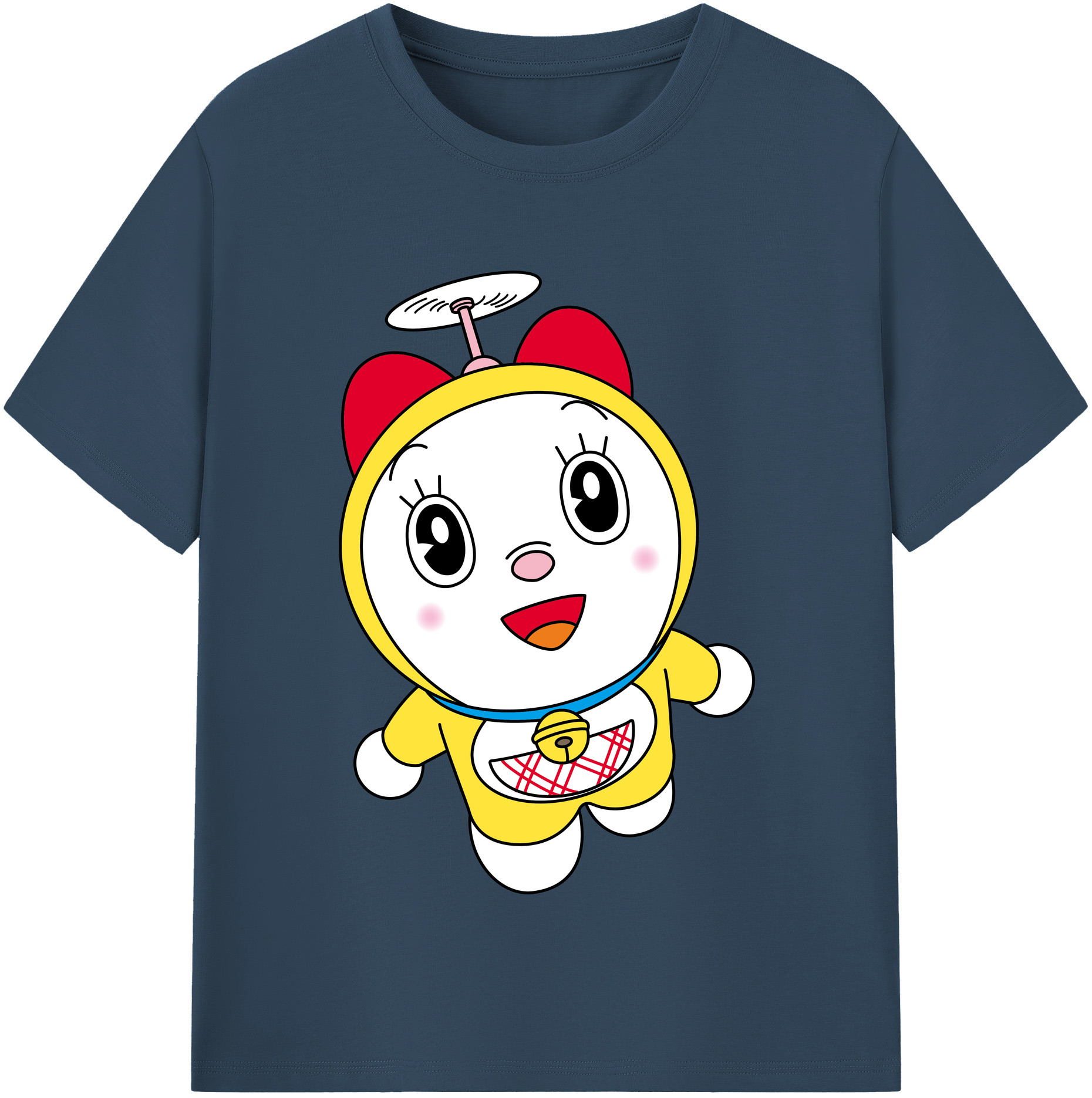 （画像用） ドラえもん ドラミ Doraemon Dorami レディースカジュアルプリントTシャツ（綿100％）