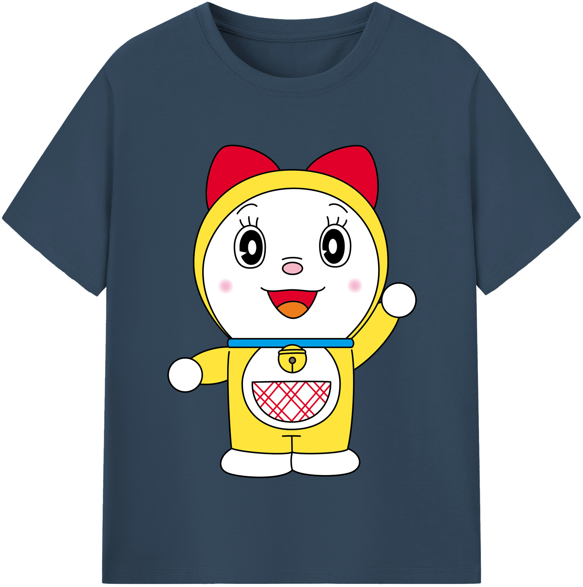 （画像用） ドラえもん ドラミ Doraemon Dorami レディースカジュアルプリントTシャツ（綿100％）