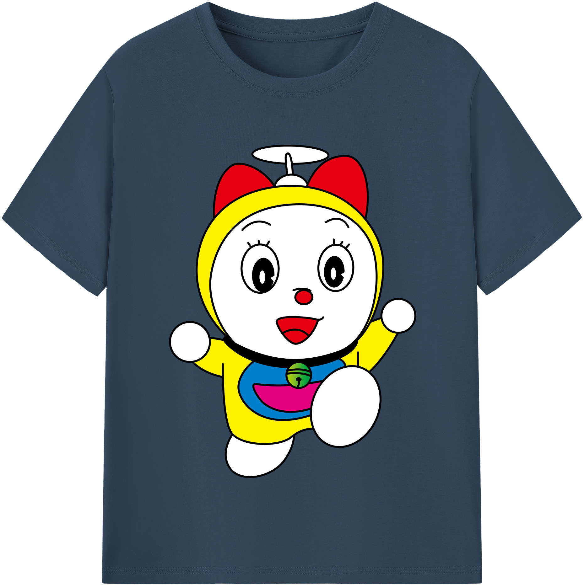 （画像用） ドラえもん ドラミ Doraemon Dorami レディースカジュアルプリントTシャツ（綿100％）