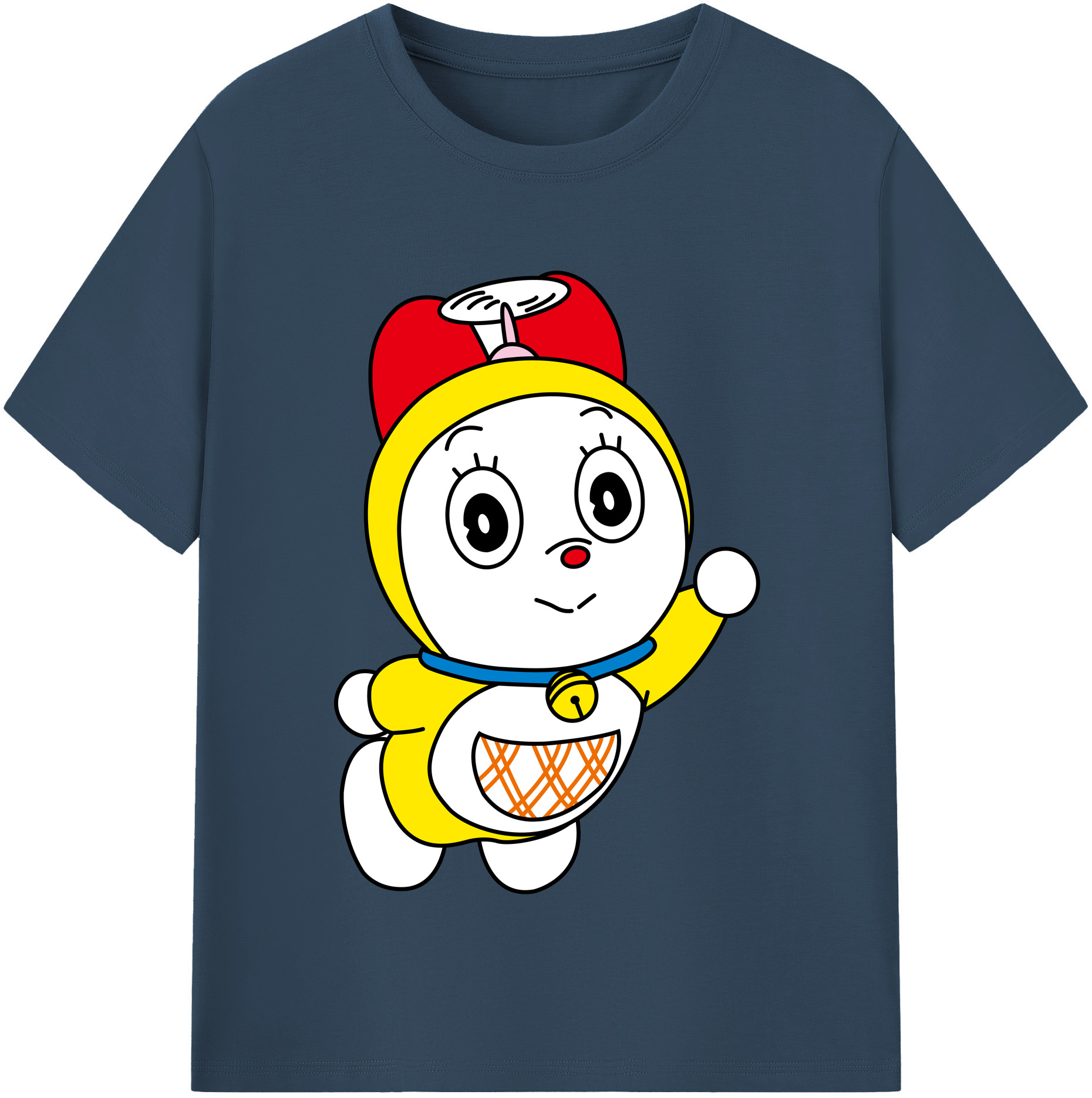 （画像用） ドラえもん ドラミ Doraemon Dorami レディースカジュアルプリントTシャツ（綿100％）