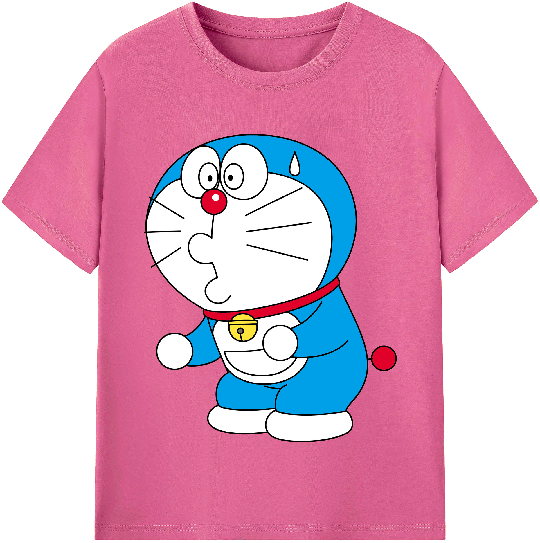 （画像用） ドラえもん Doraemon レディースカジュアルプリントTシャツ（綿100％）
