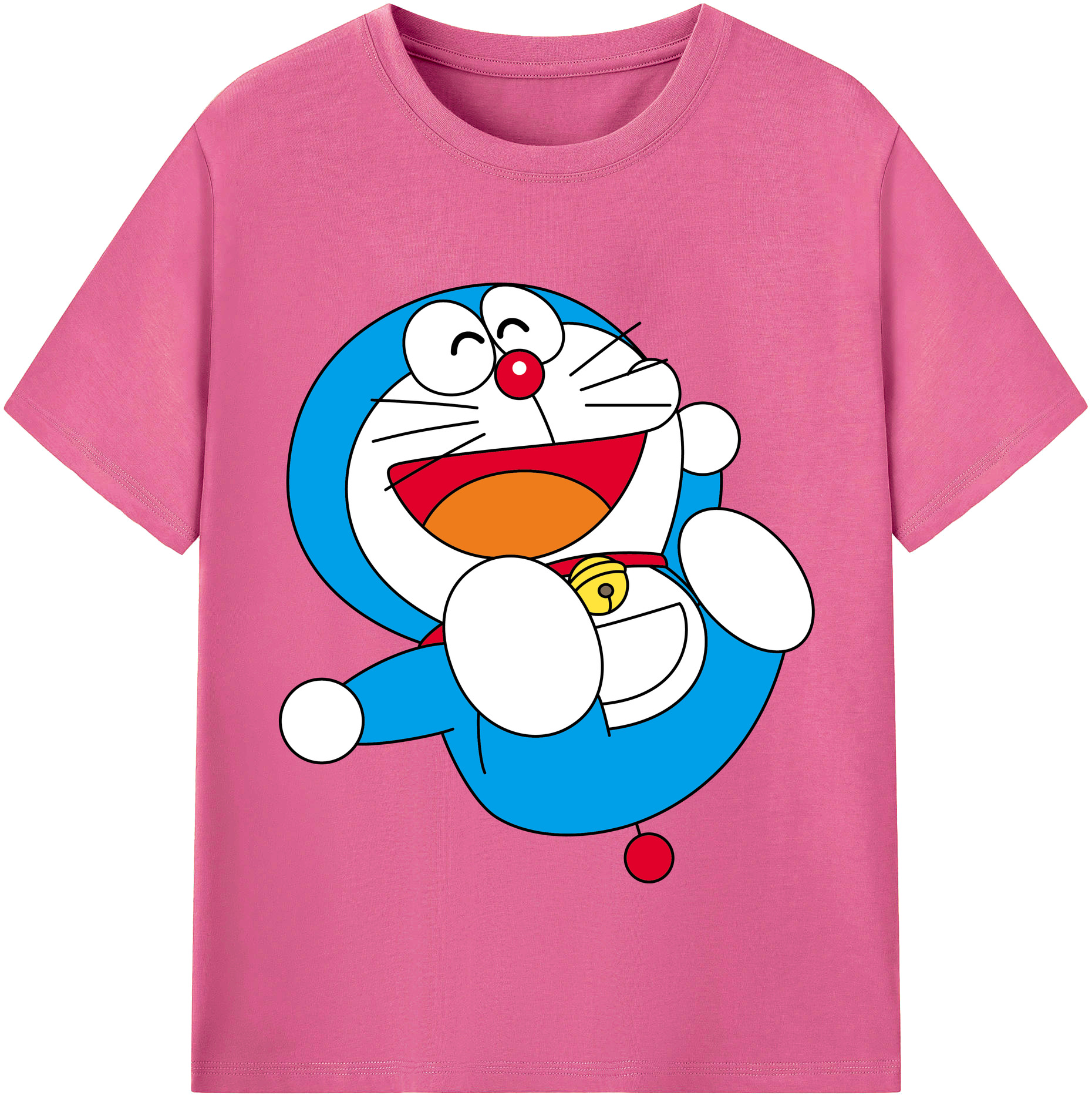 （画像用） ドラえもん Doraemon レディースカジュアルプリントTシャツ（綿100％）