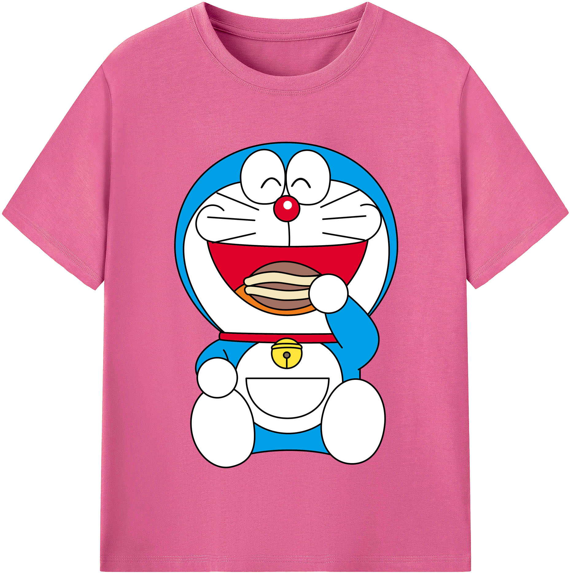 （画像用） ドラえもん Doraemon レディースカジュアルプリントTシャツ（綿100％）