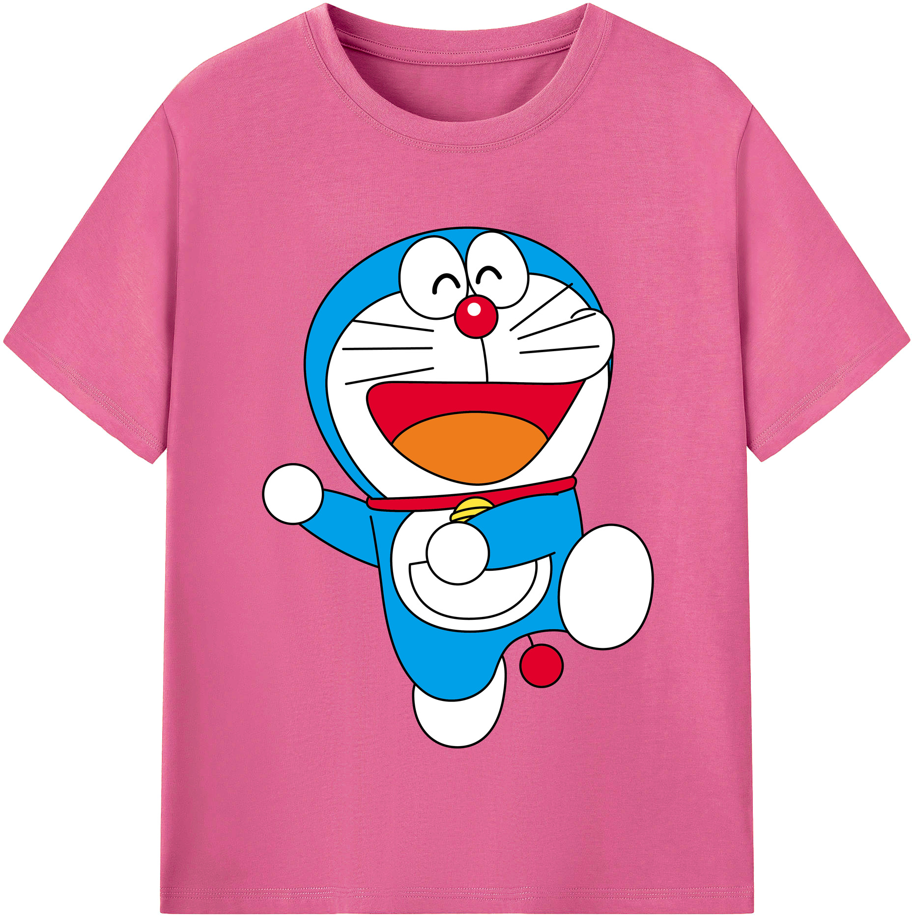 （画像用） ドラえもん Doraemon レディースカジュアルプリントTシャツ（綿100％）