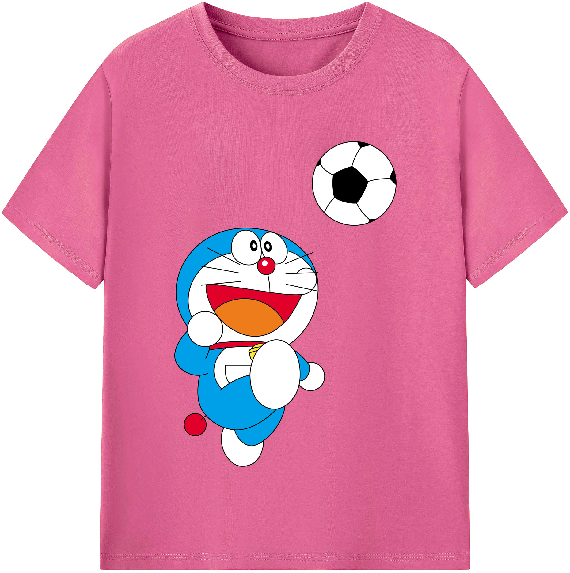 （画像用） ドラえもん Doraemon レディースカジュアルプリントTシャツ（綿100％）