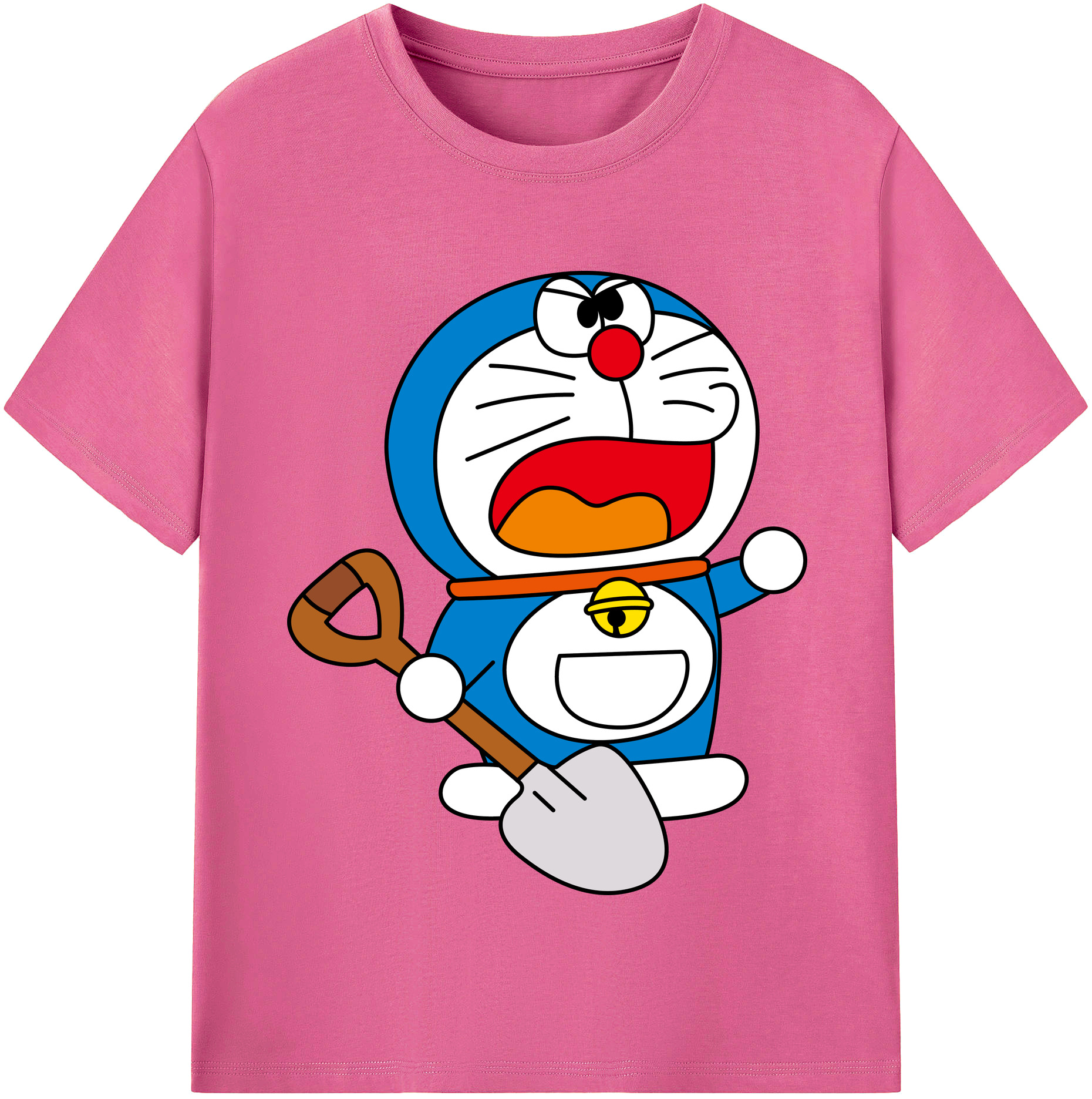 （画像用） ドラえもん Doraemon レディースカジュアルプリントTシャツ（綿100％）
