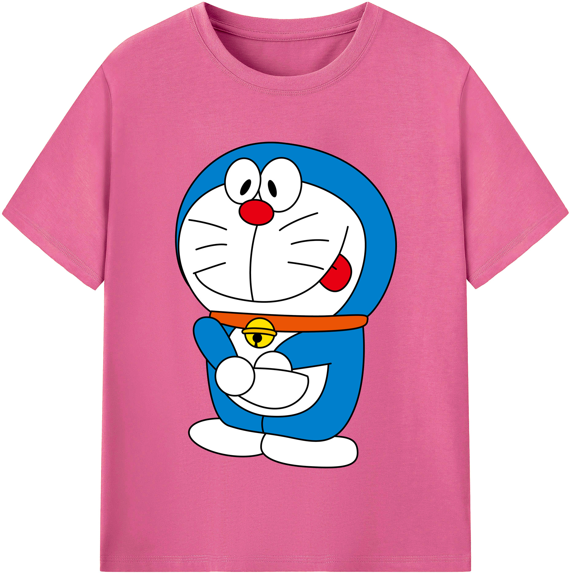 （画像用） ドラえもん Doraemon レディースカジュアルプリントTシャツ（綿100％）