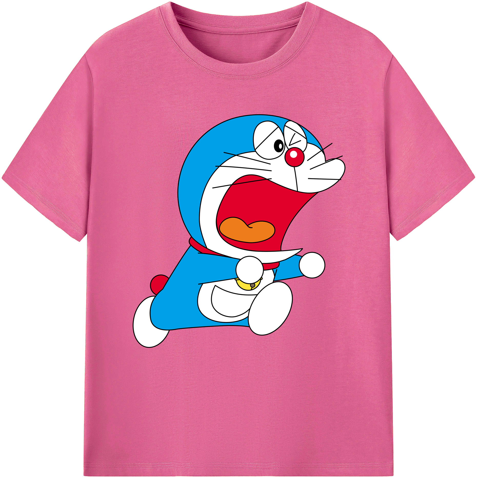 （画像用） ドラえもん Doraemon レディースカジュアルプリントTシャツ（綿100％）