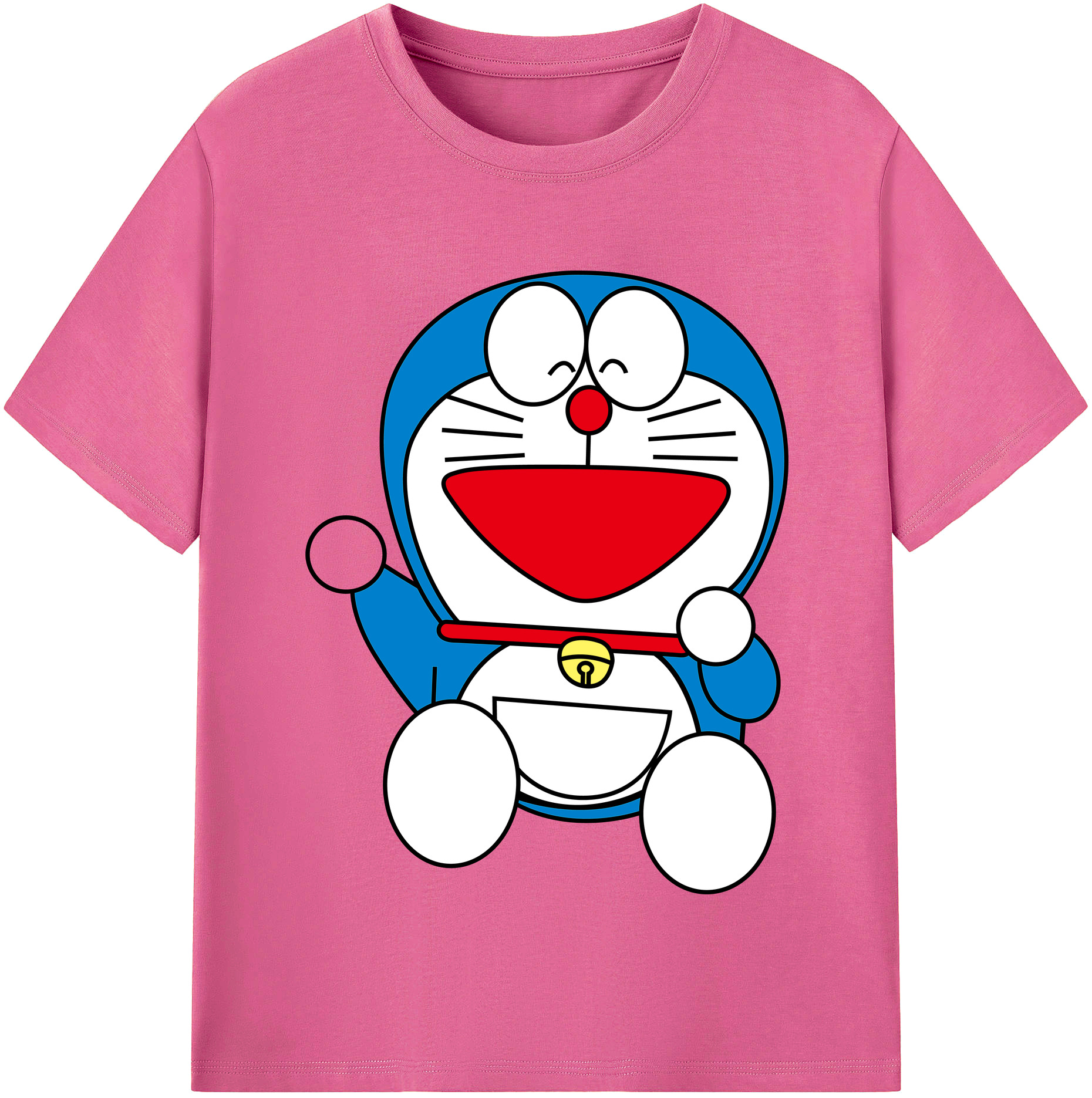 （画像用） ドラえもん Doraemon レディースカジュアルプリントTシャツ（綿100％）