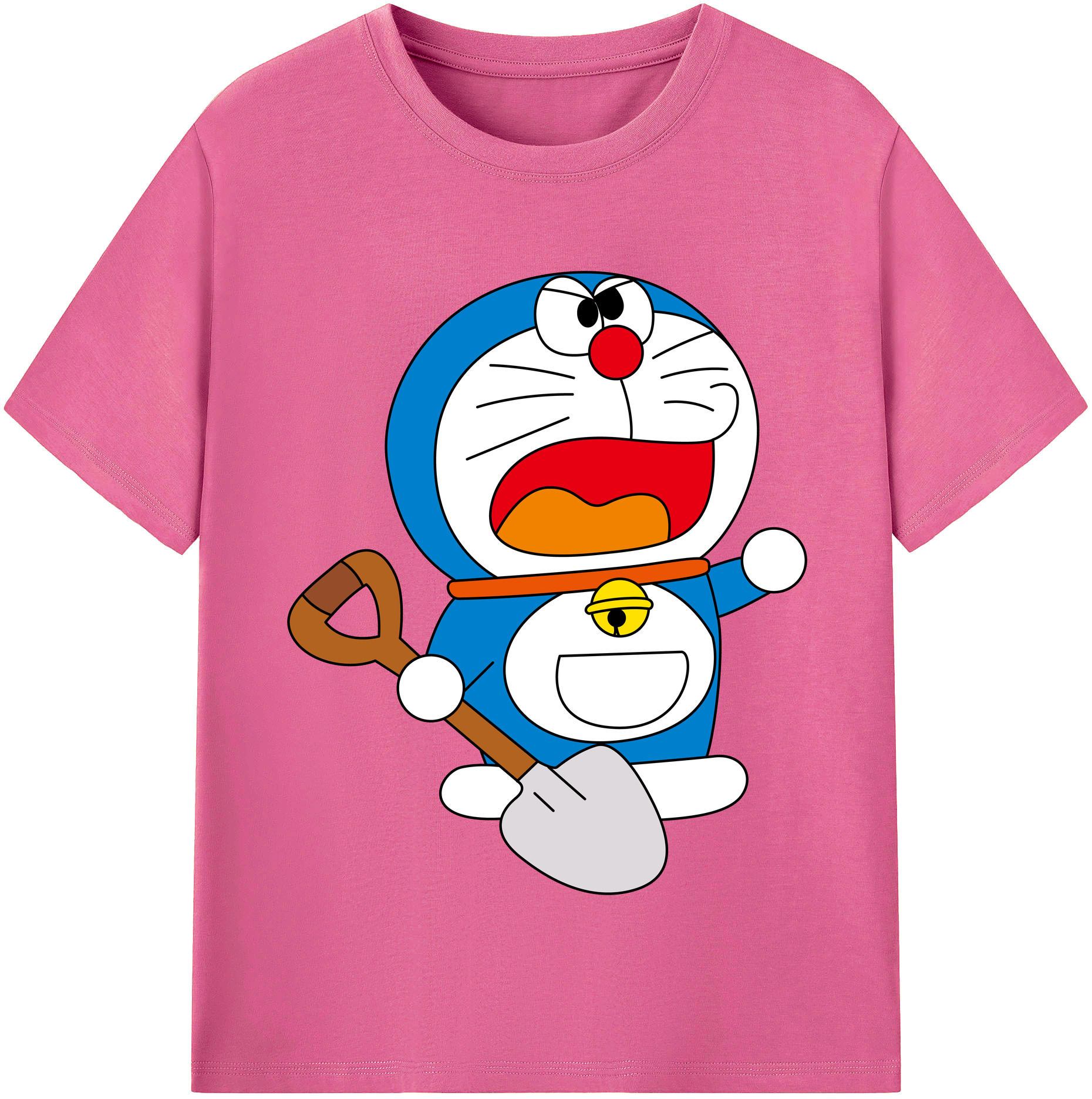 （画像用） ドラえもん Doraemon レディースカジュアルプリントTシャツ（綿100％）