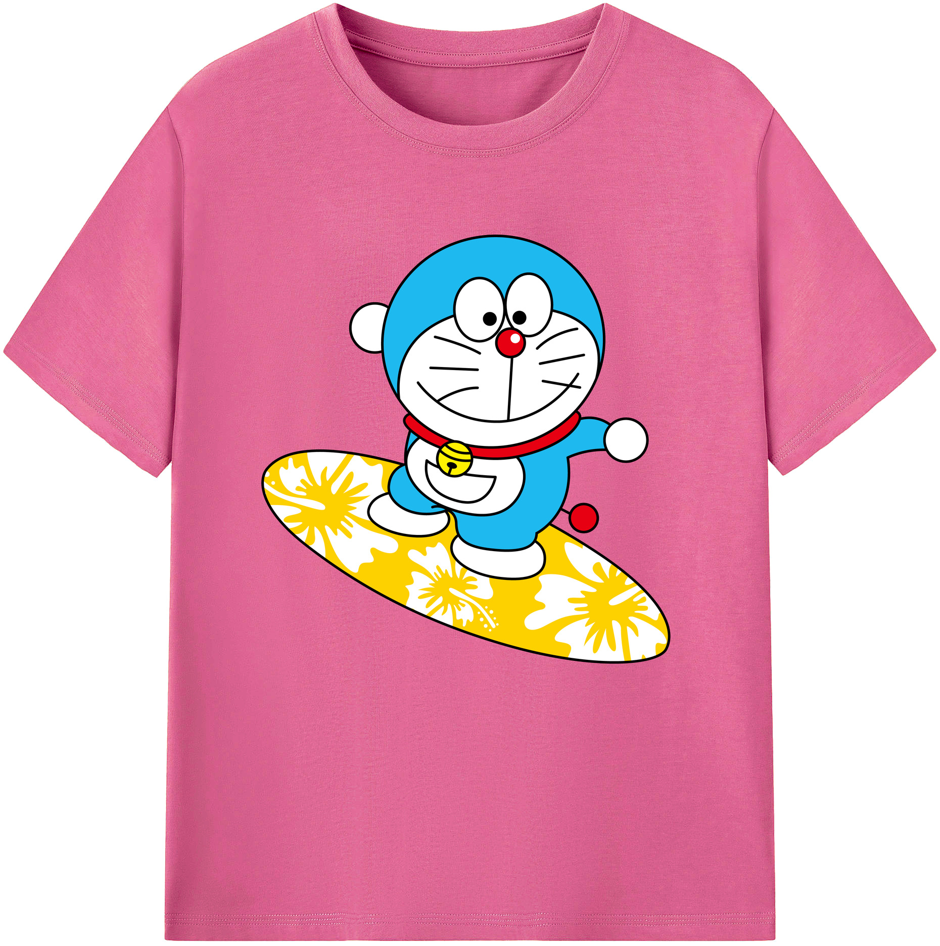 （画像用） ドラえもん Doraemon レディースカジュアルプリントTシャツ（綿100％）