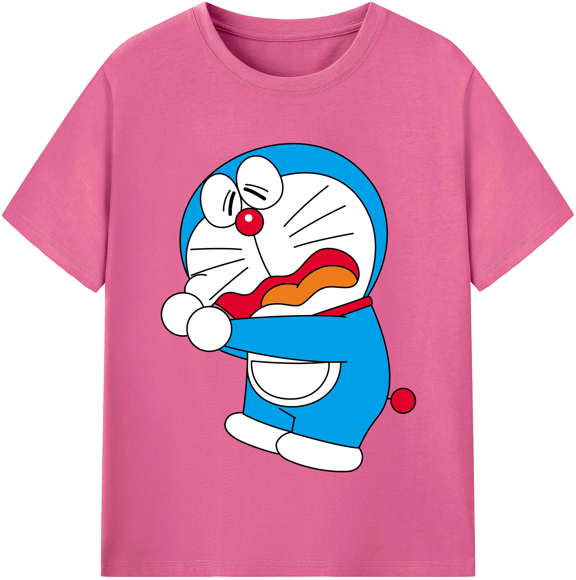 （画像用） ドラえもん Doraemon レディースカジュアルプリントTシャツ（綿100％）