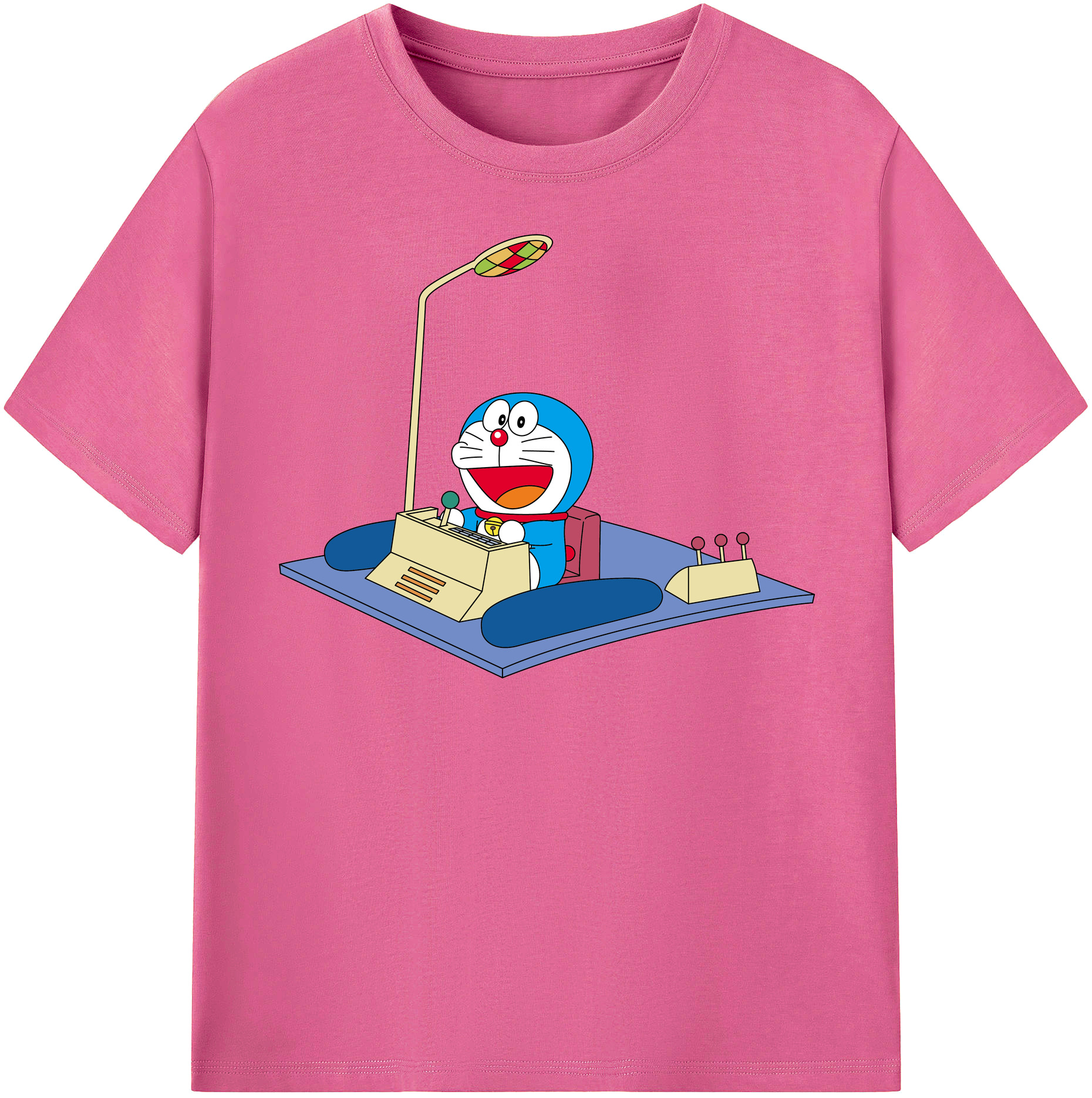 （画像用） ドラえもん Doraemon レディースカジュアルプリントTシャツ（綿100％）